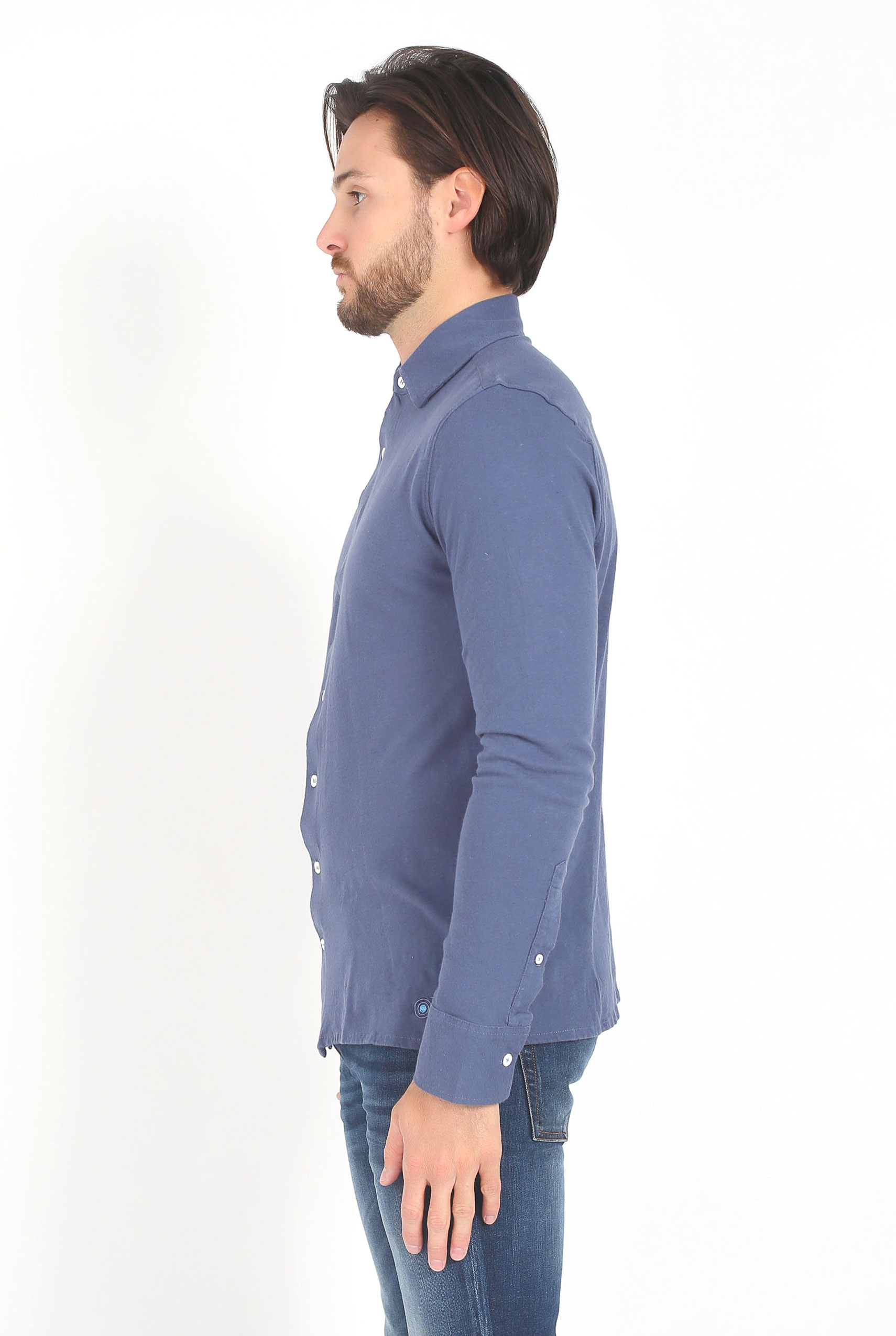 CHEMISE LES GARÇONS FACILES BLEU MANOLO-BLUE