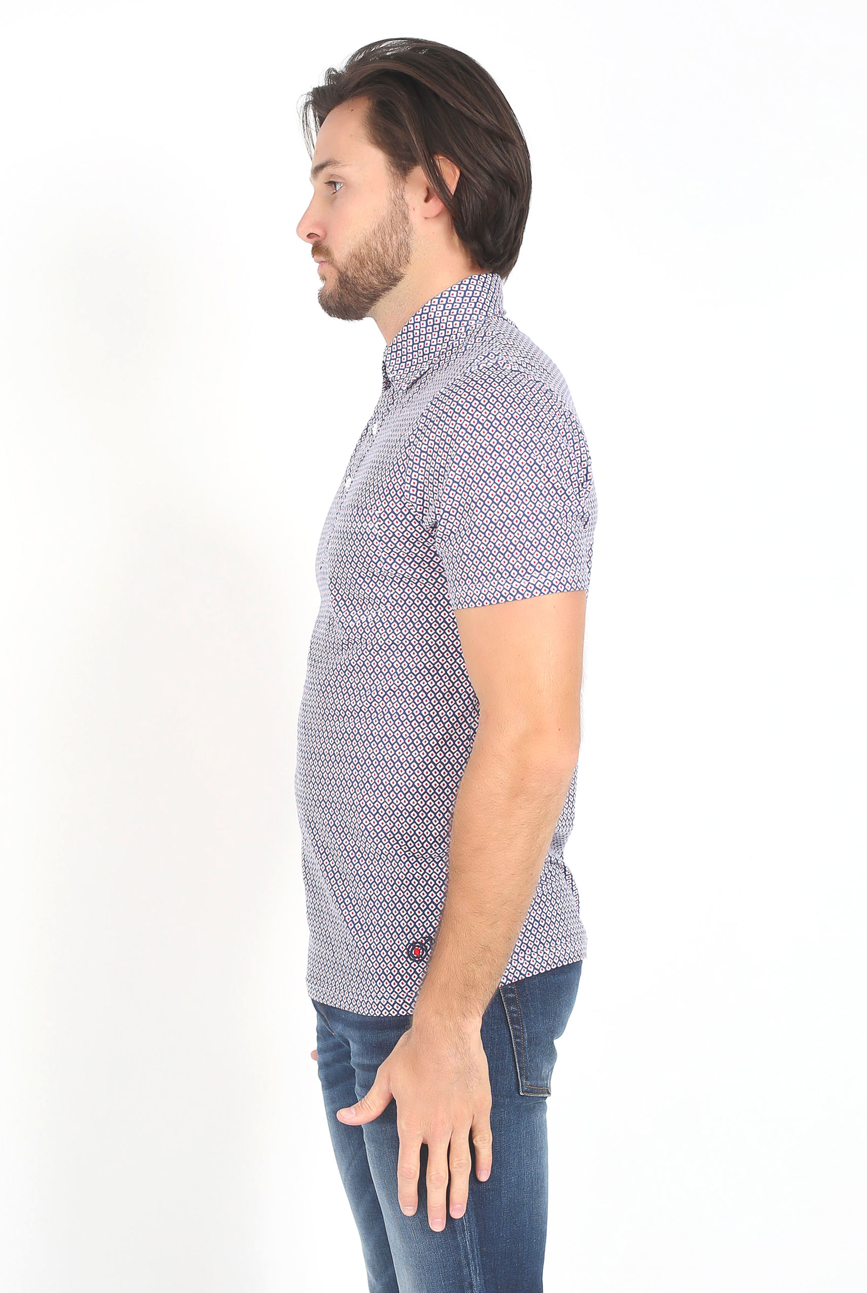 POLO LES GARÇONS FACILES BLEU ALFONSO-BLUE26