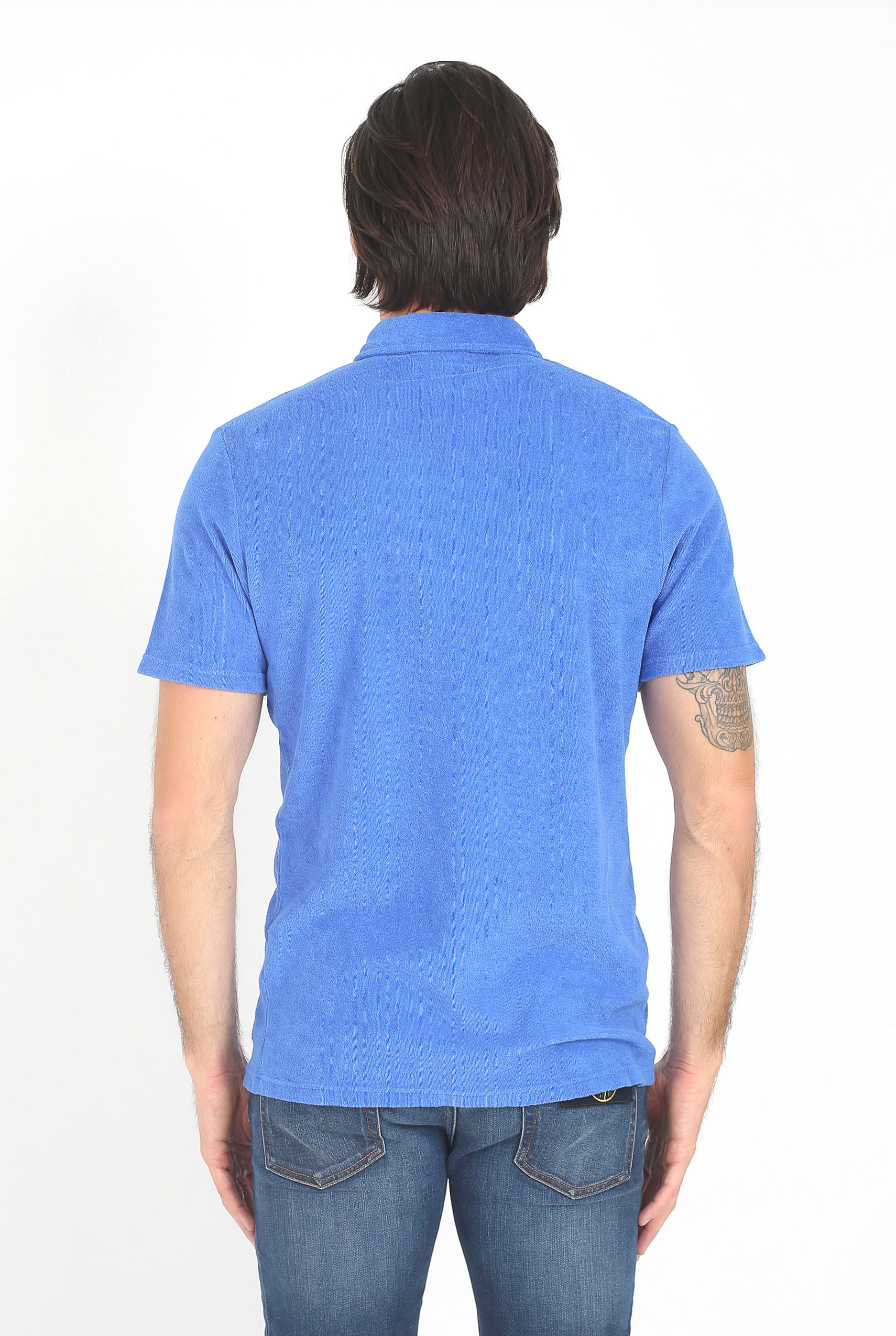 POLO LES GARÇONS FACILES BLEU ARNO-10