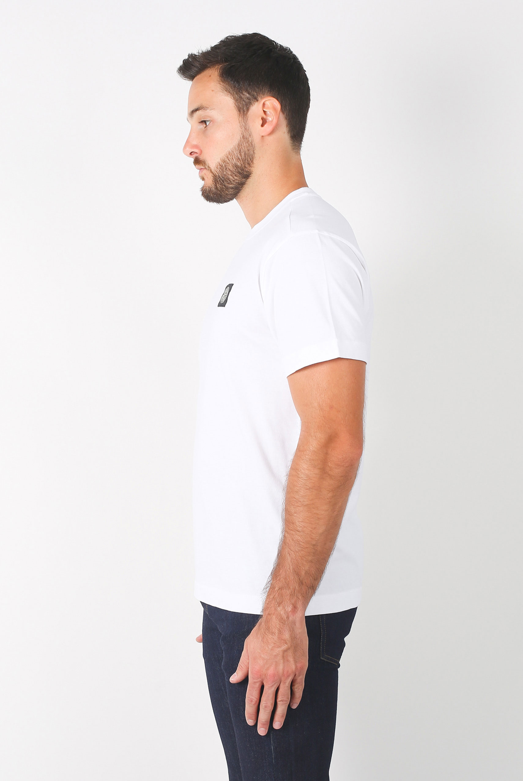 T-SHIRT STONE ISLAND BLANC 691524141-V0001