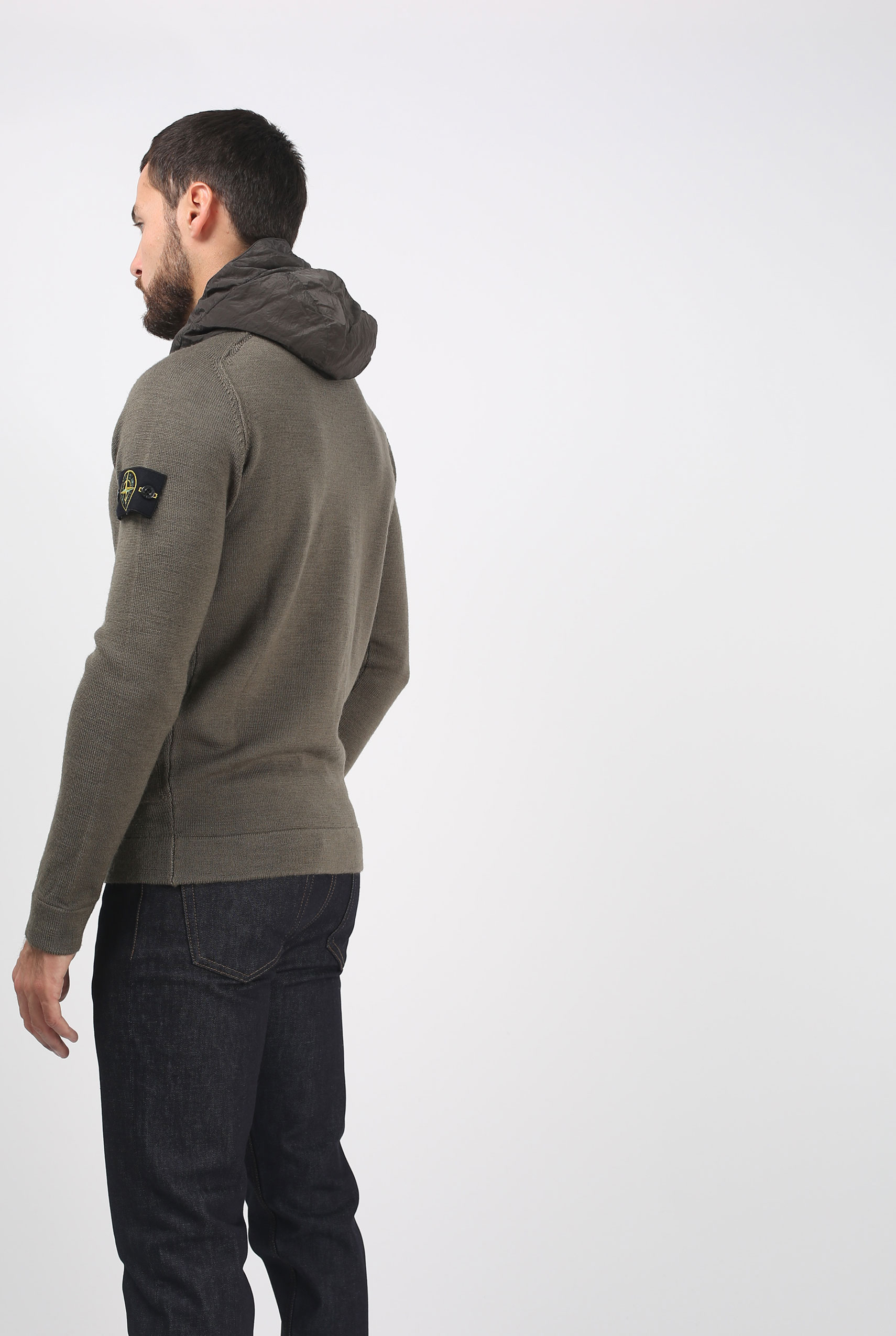 GILET STONE ISLAND KAKI 6915530D7-V0058