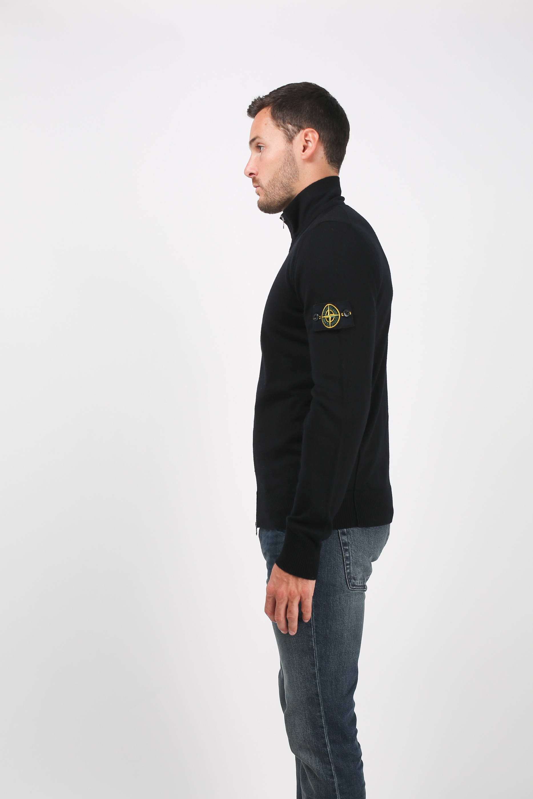 GILET STONE ISLAND NOIR 6915536C4-V0029