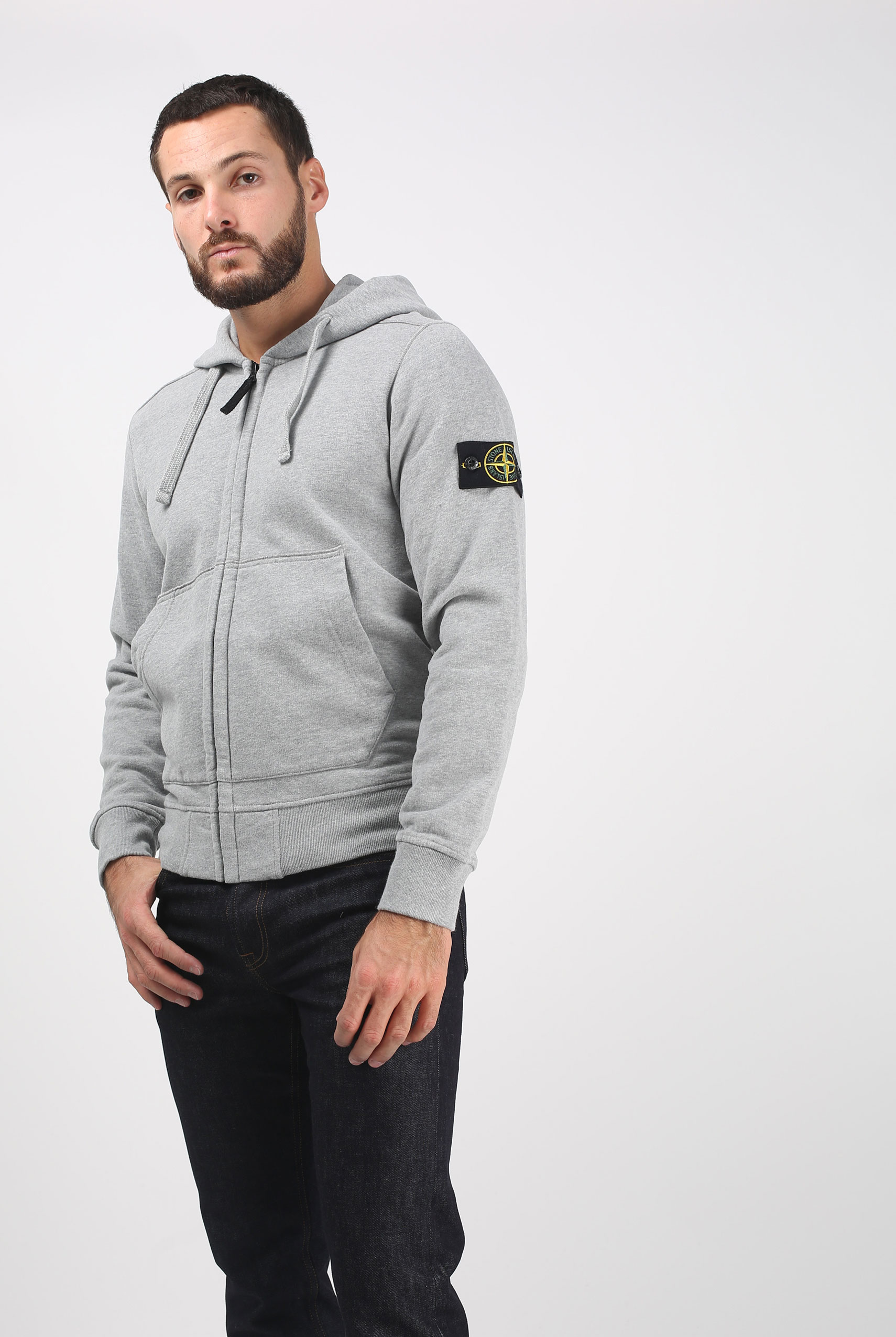 Gilet stone island gris deals
