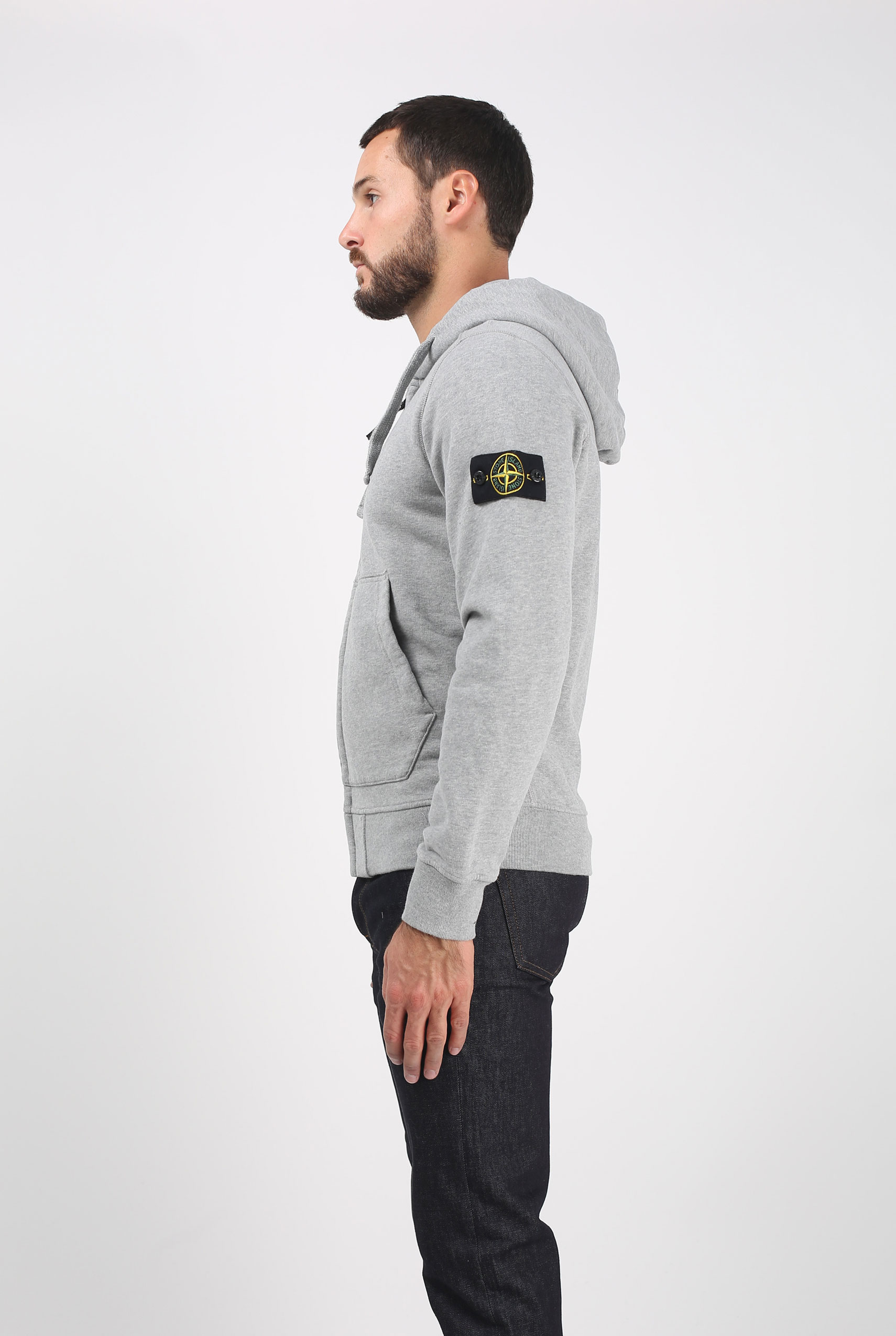 GILET STONE ISLAND GRIS 691560220-V1064