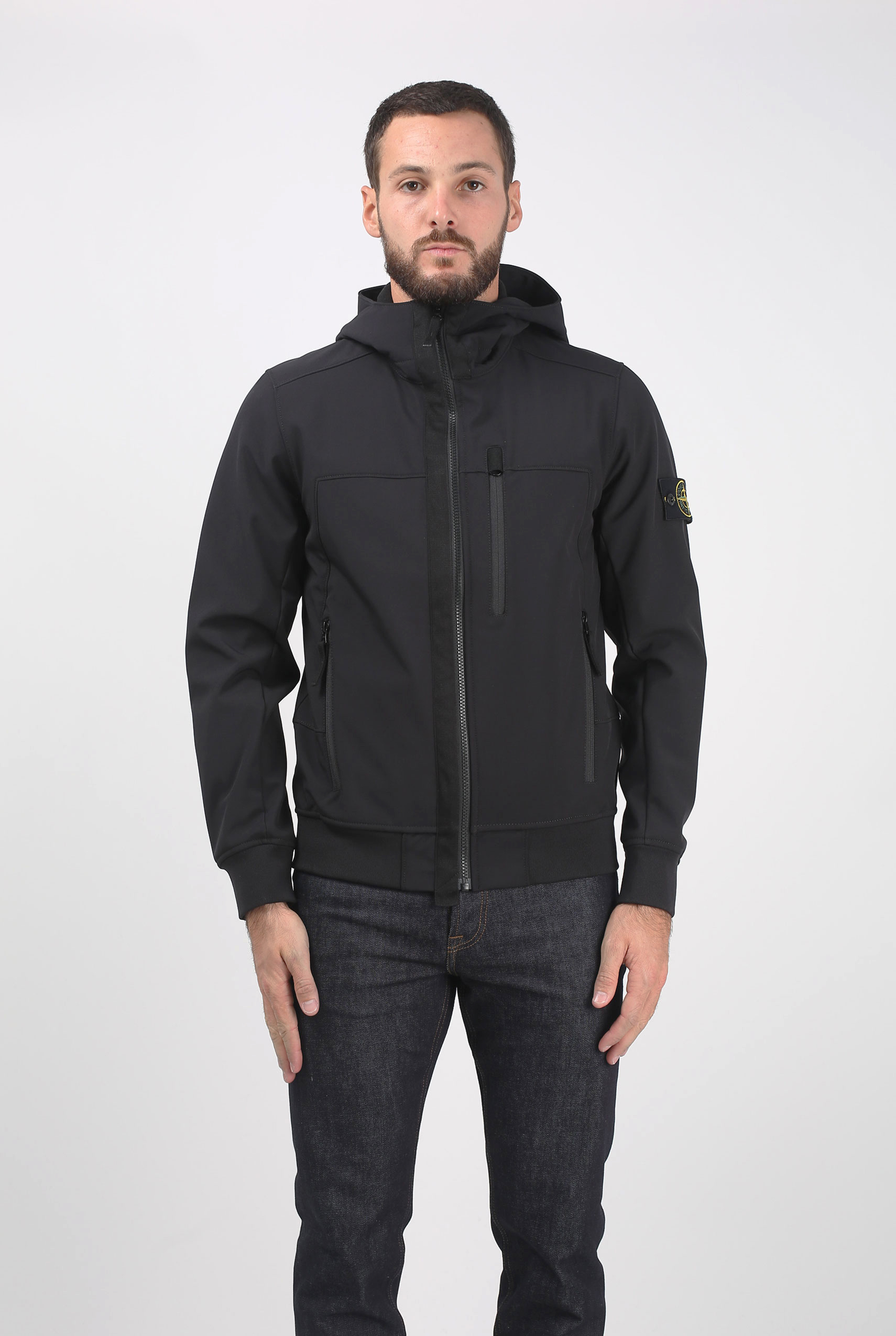 BLOUSON STONE ISLAND NOIR 6915Q0522-V0029