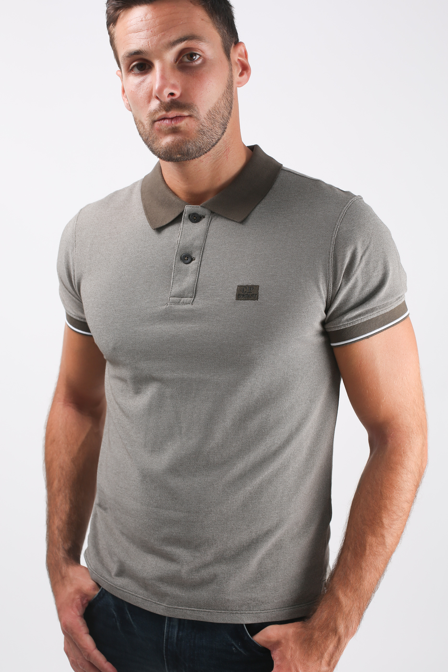 POLO C.P. COMPANY KAKI L083A 0973G-922