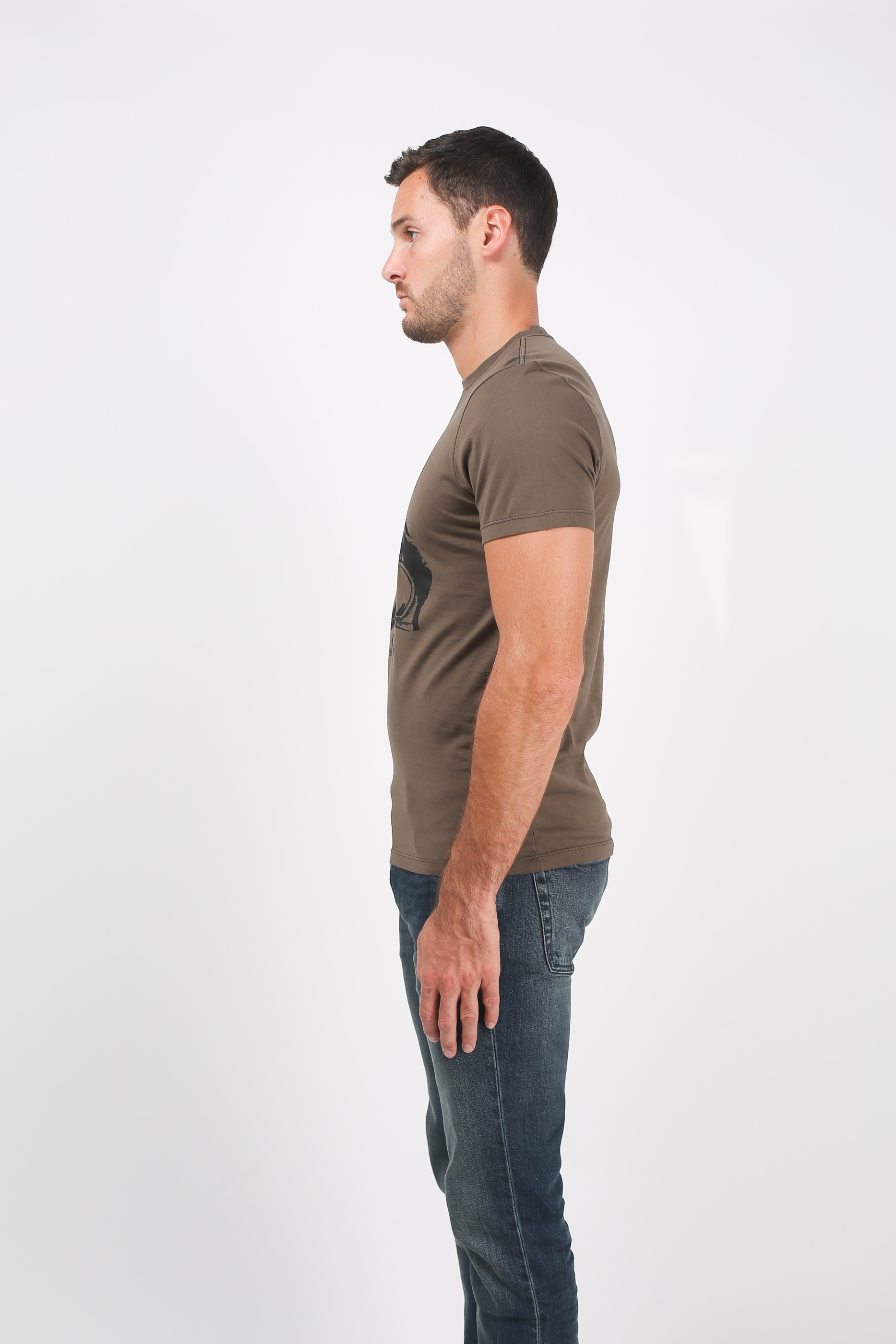 T-SHIRT C.P. COMPANY KAKI S231A 0444G-922
