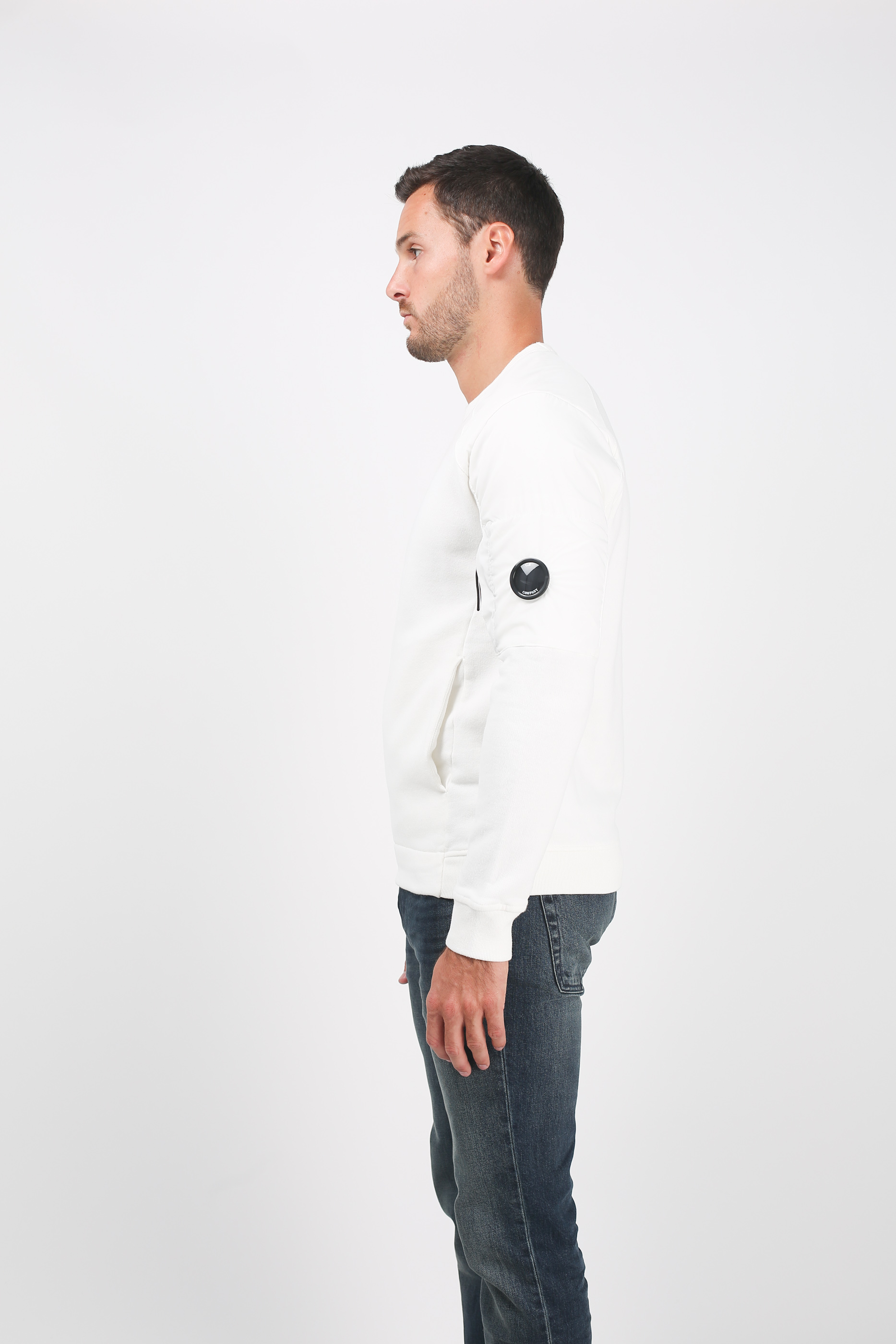 SWEAT C.P. COMPANY BLANC S164A 5283M-103