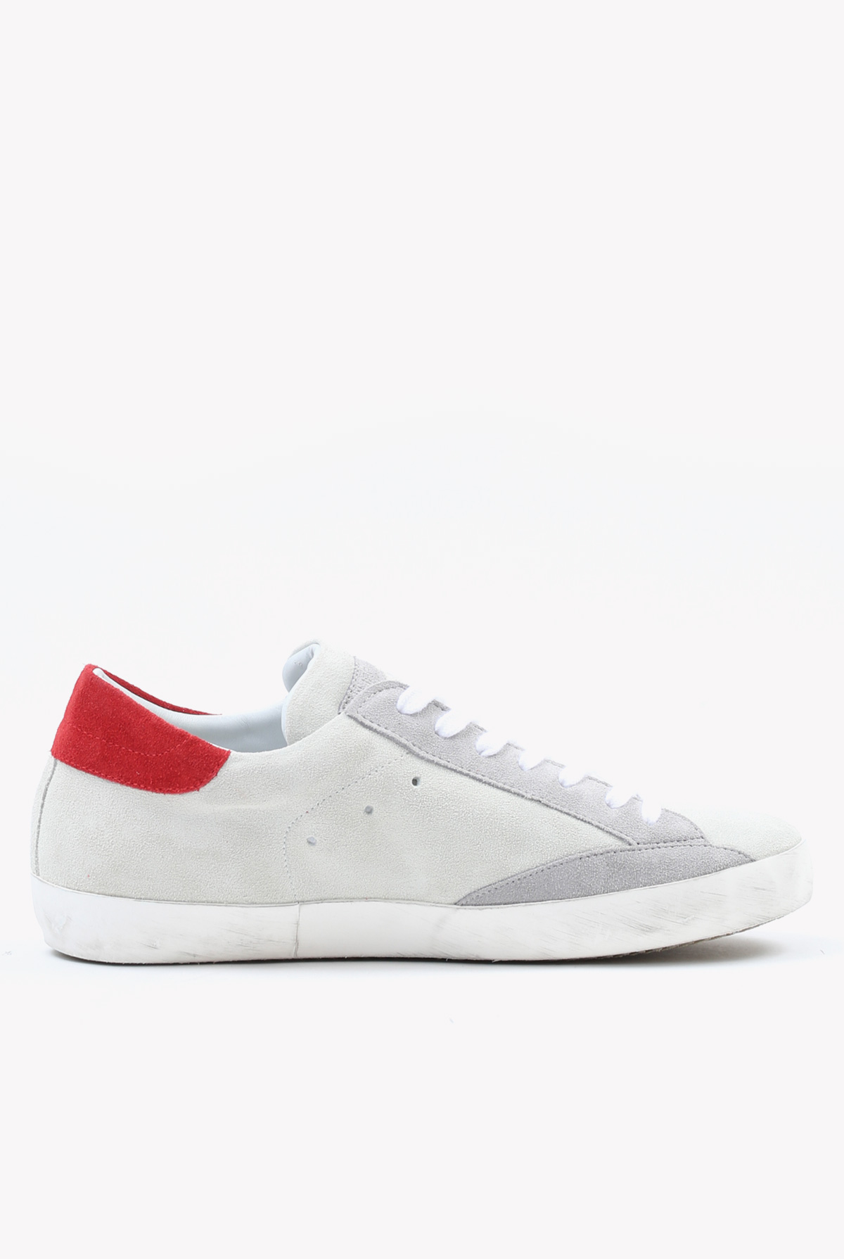 BASKETS PHILIPPE MODEL BLANC ROUGE CLLU-XY39