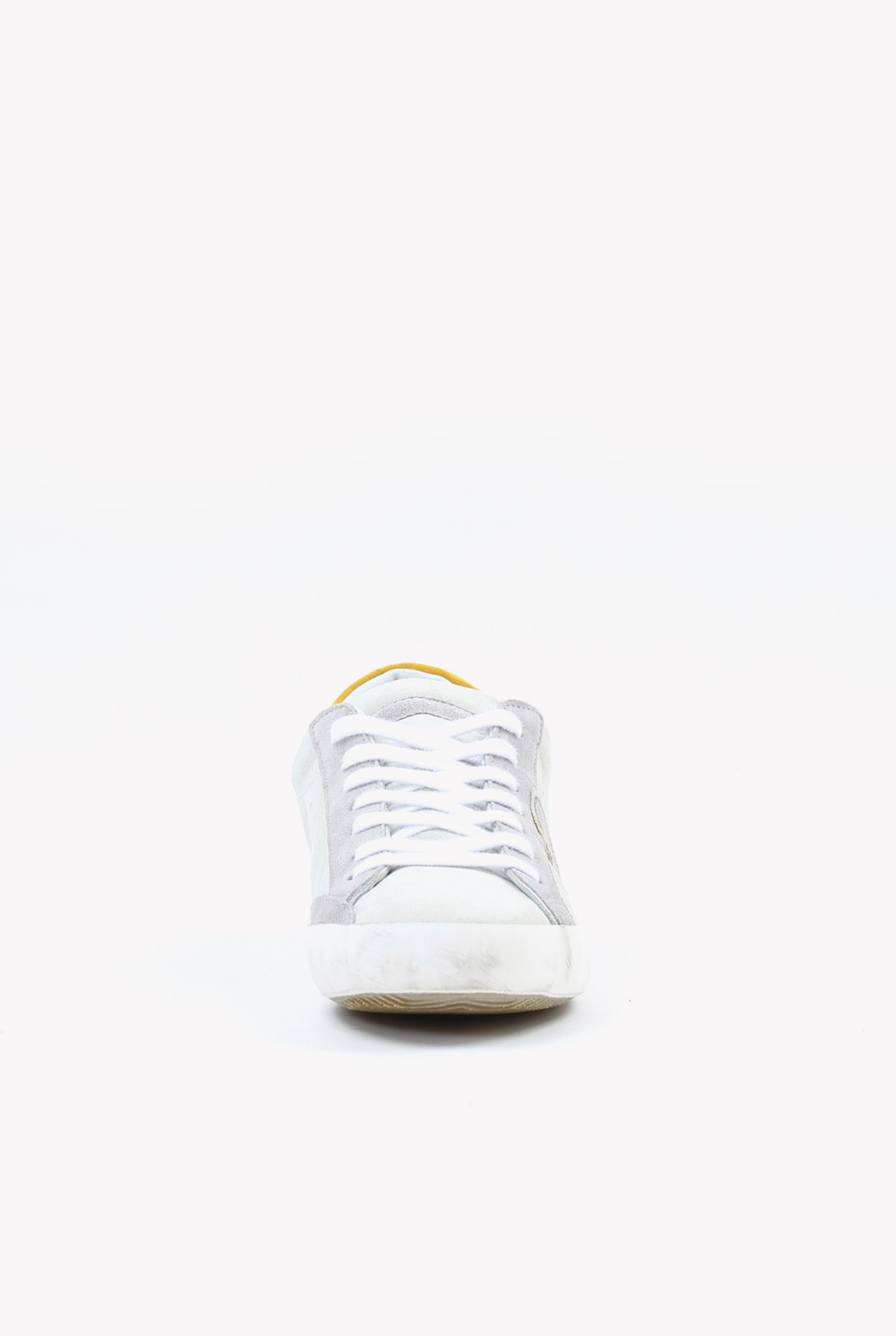 BASKETS PHILIPPE MODEL BLANC JAUNE CLLU-XY40