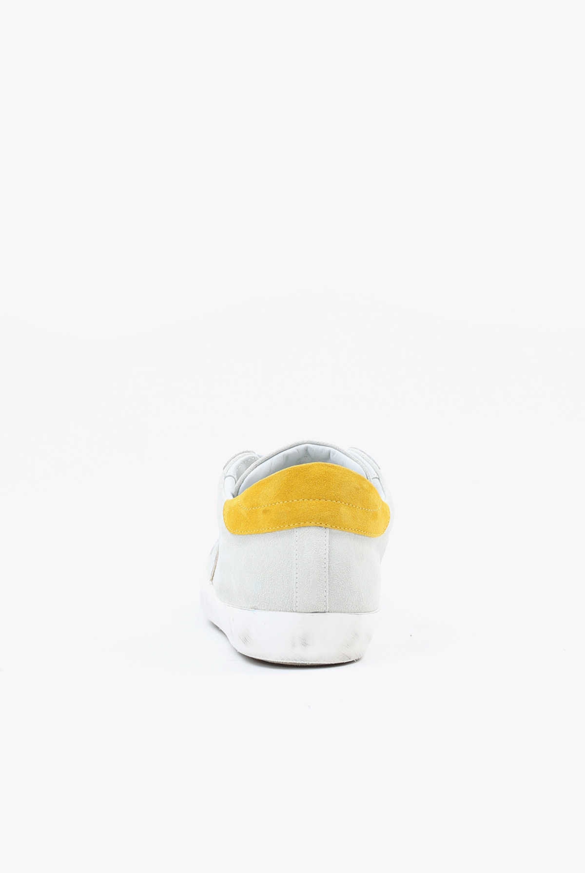 BASKETS PHILIPPE MODEL BLANC JAUNE CLLU-XY40