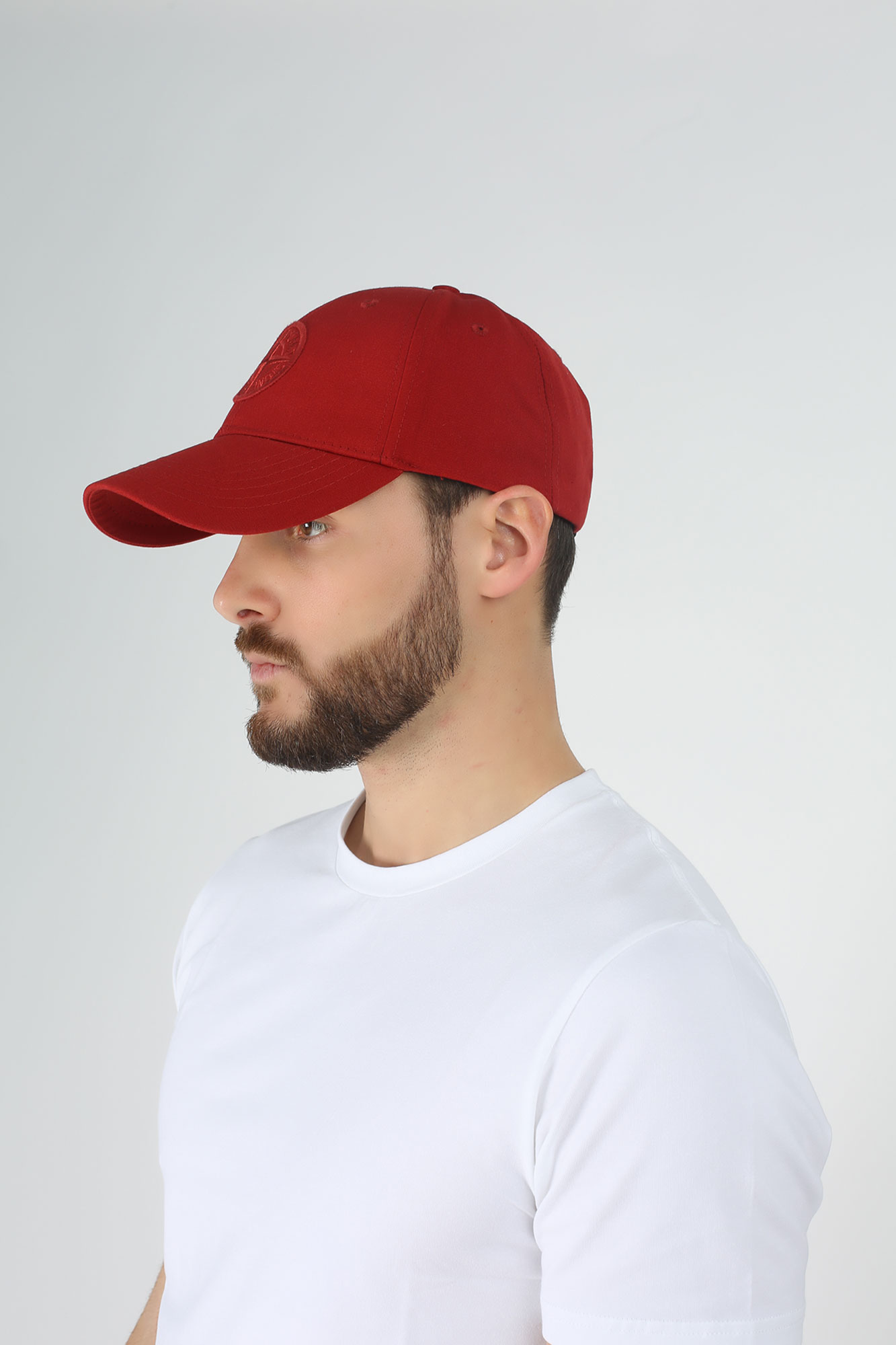CASQUETTE STONE ISLAND ROUGE 701599168-V0015
