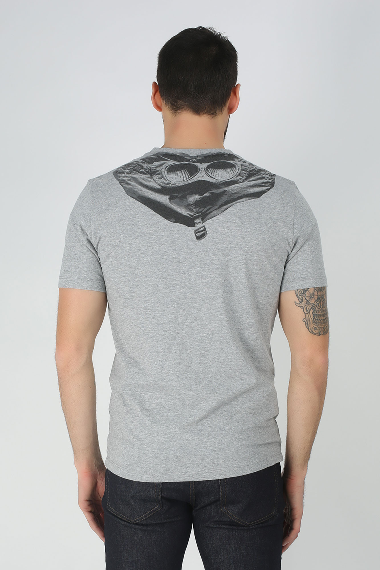 T-SHIRT C.P. COMPANY GRIS S043A-5100W-M93