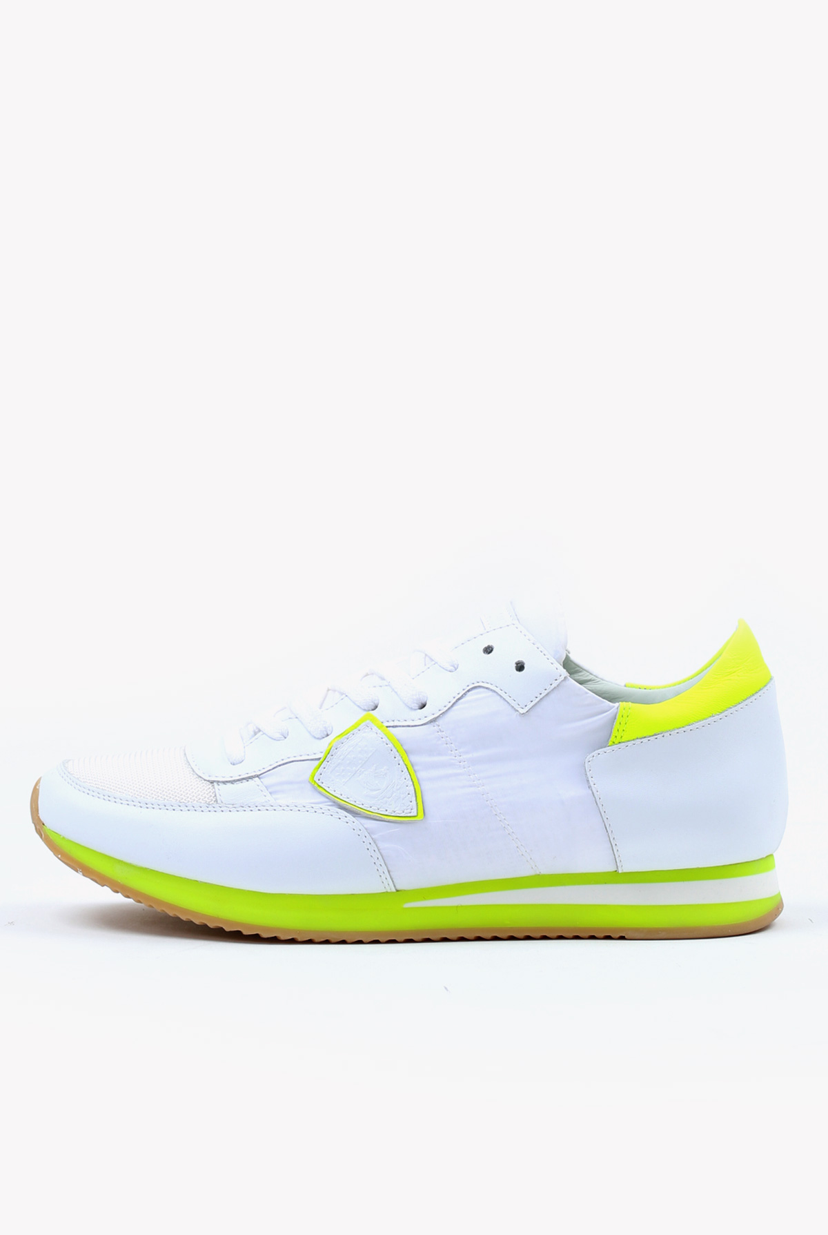 BASKETS PHILIPPE MODEL BLANC JAUNE TRLU-NV02