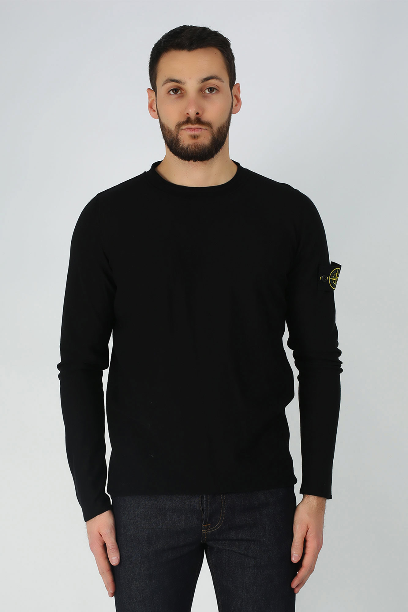 PULL STONE ISLAND NOIR 7015526A9-V0029