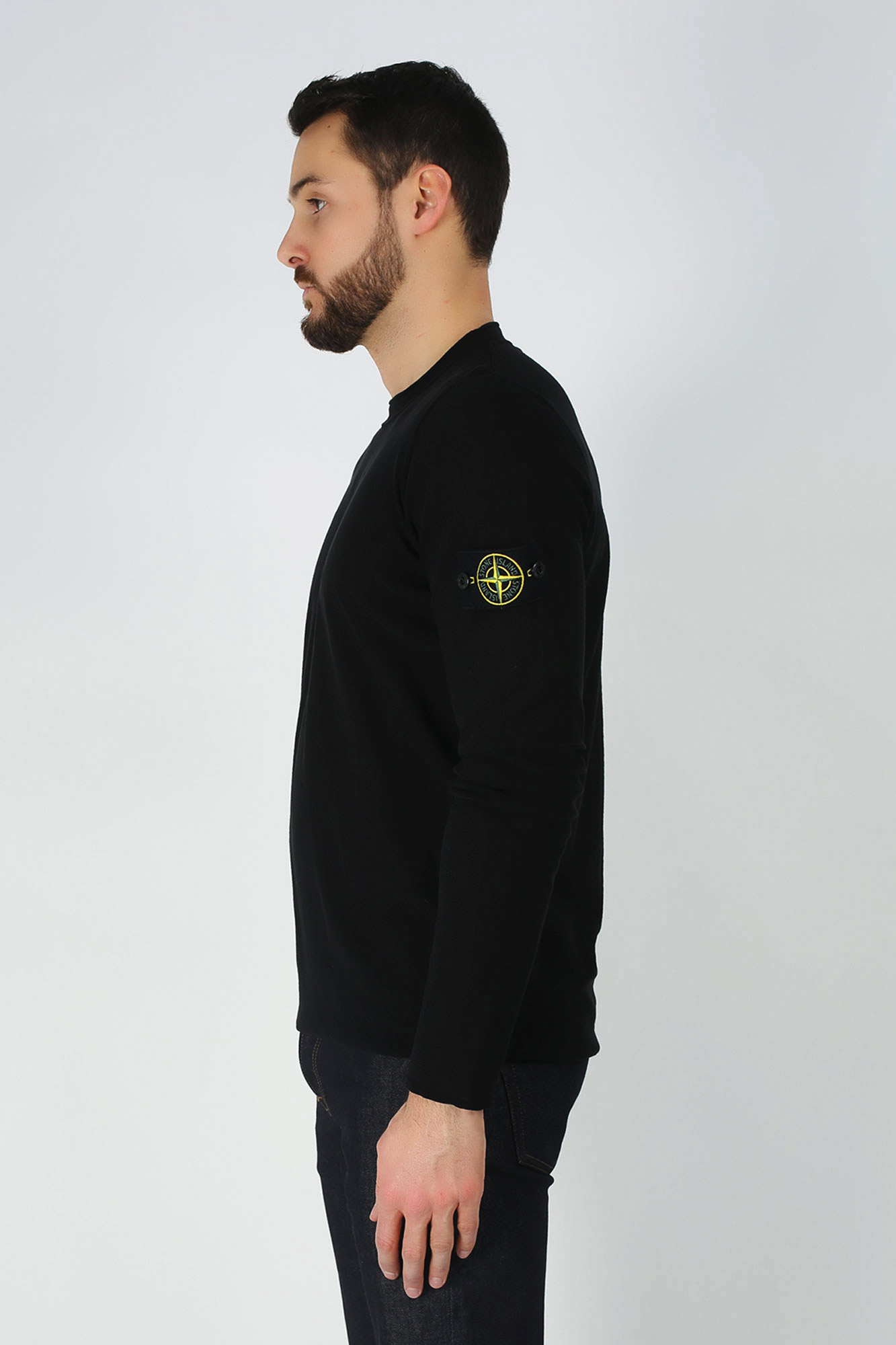 PULL STONE ISLAND NOIR 7015526A9-V0029