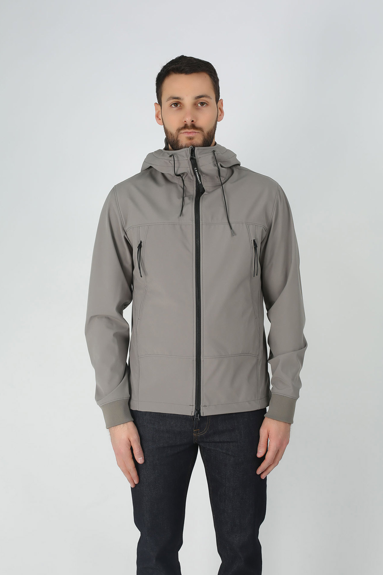 VESTE C.P. COMPANY GOOGLE JACKET TAUPE W012A-5159A-932