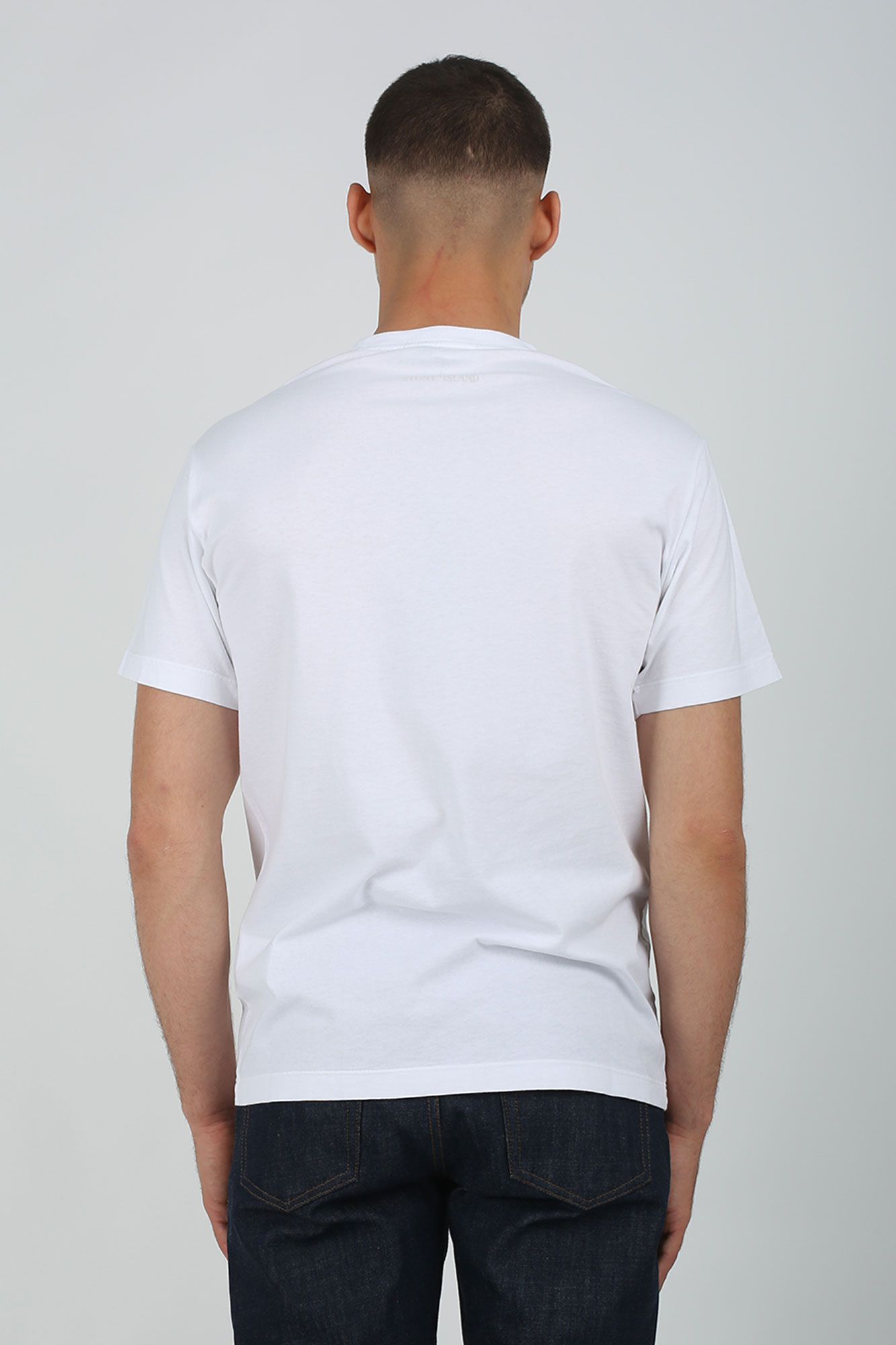 T-SHIRT STONE ISLAND BLANC 70152NS88-V0001