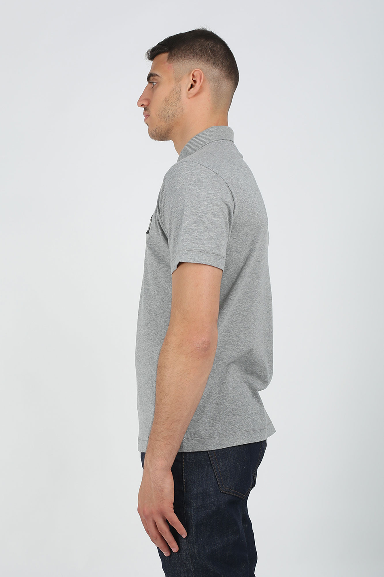 POLO STONE ISLAND GRIS 701522613-V1064