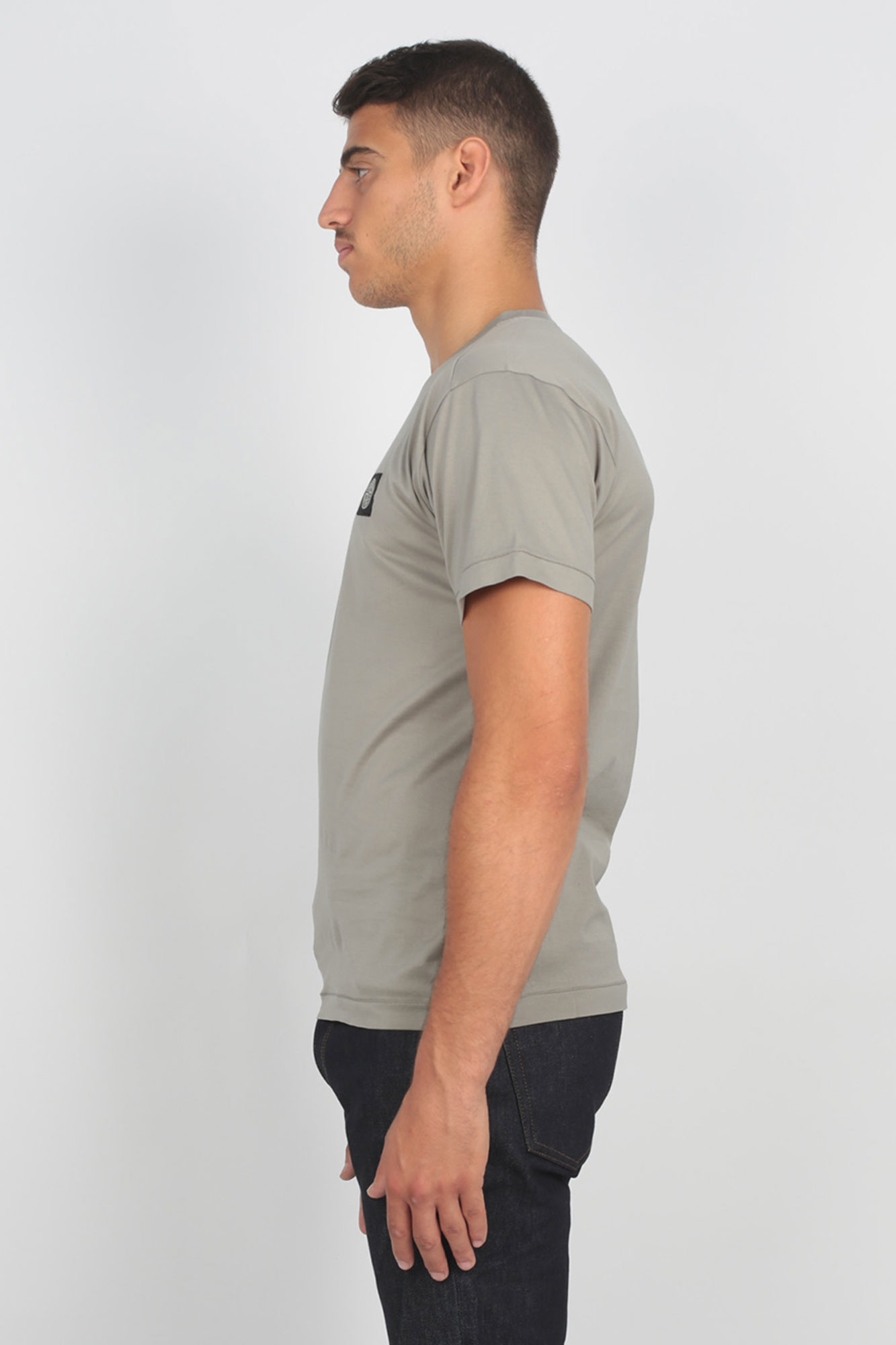 T-SHIRT STONE ISLAND VERT OLIVE 711524113-V0068