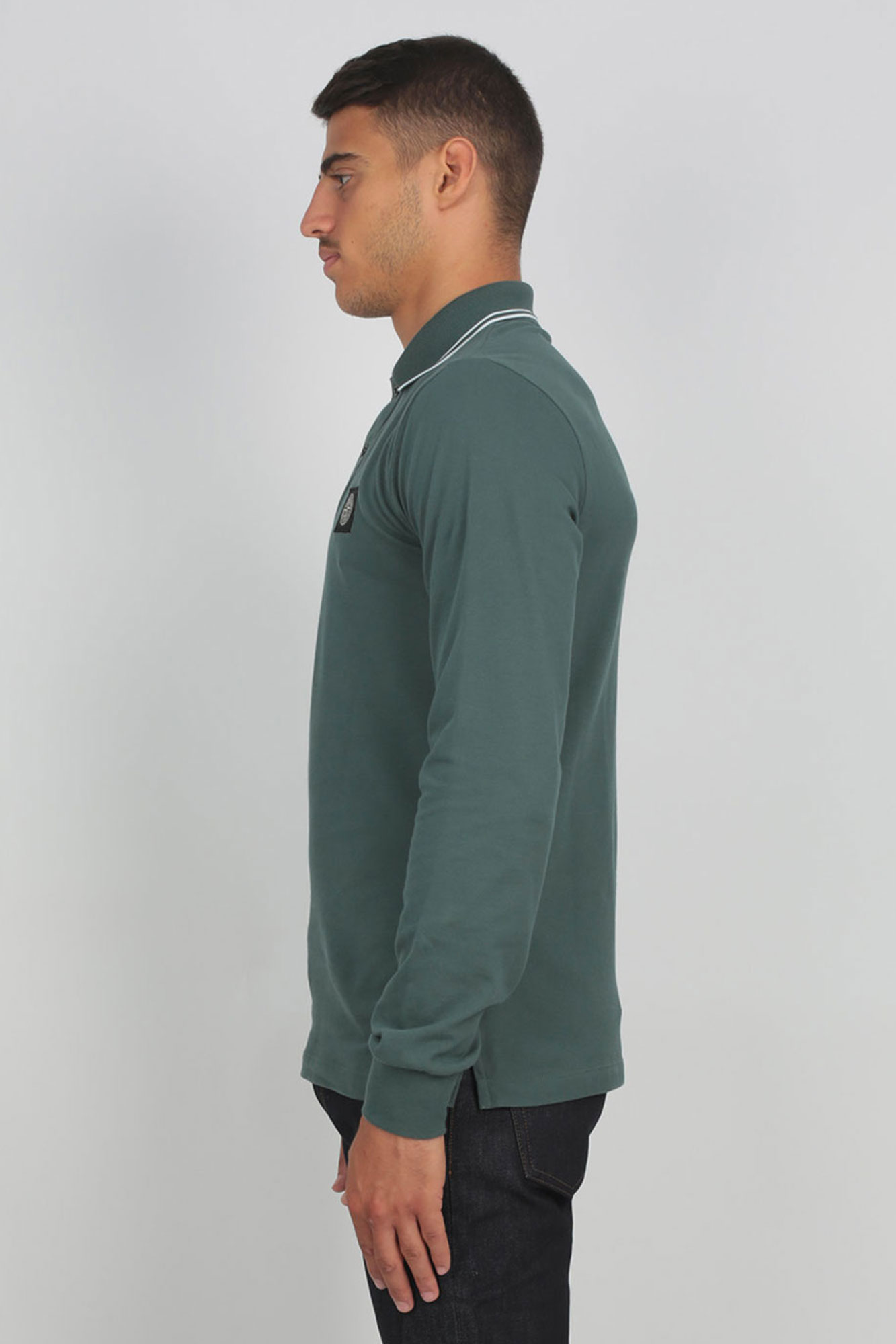 POLO STONE ISLAND BLEU PÉTROLE 71152SS18-V0057