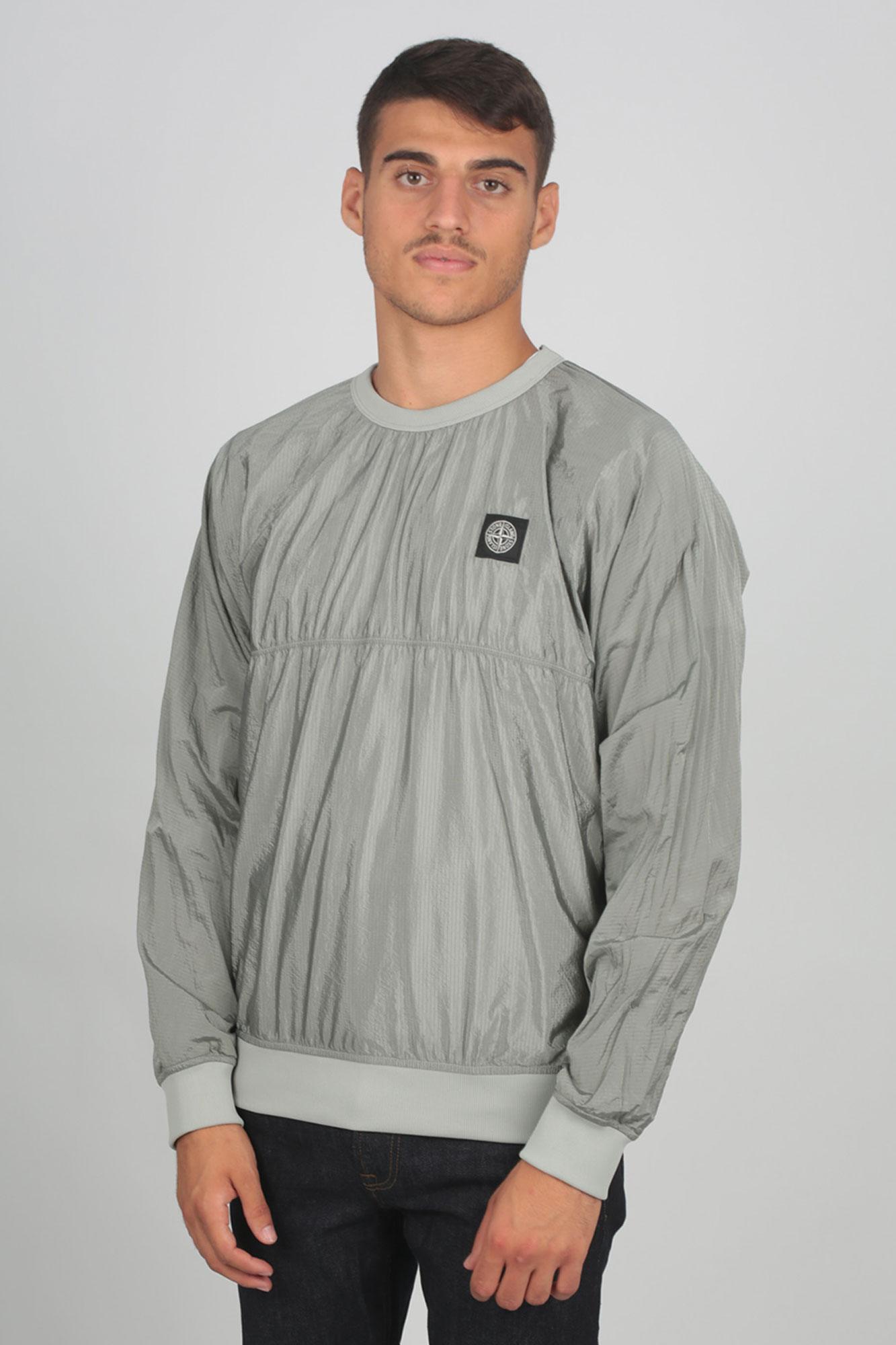 SWEAT-SHIRT STONE ISLAND GRIS 711563036-V0064