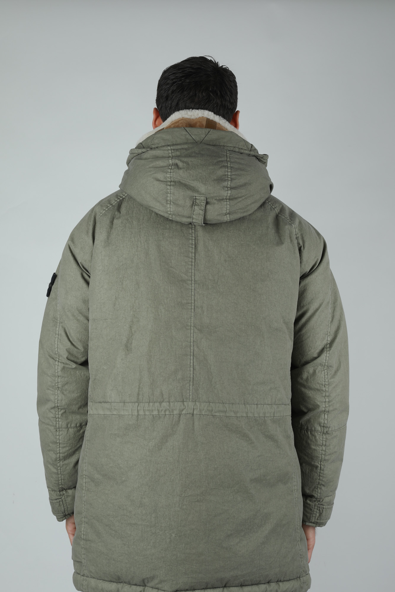 MANTEAU STONE ISLAND OLIVE 711571321-V0068