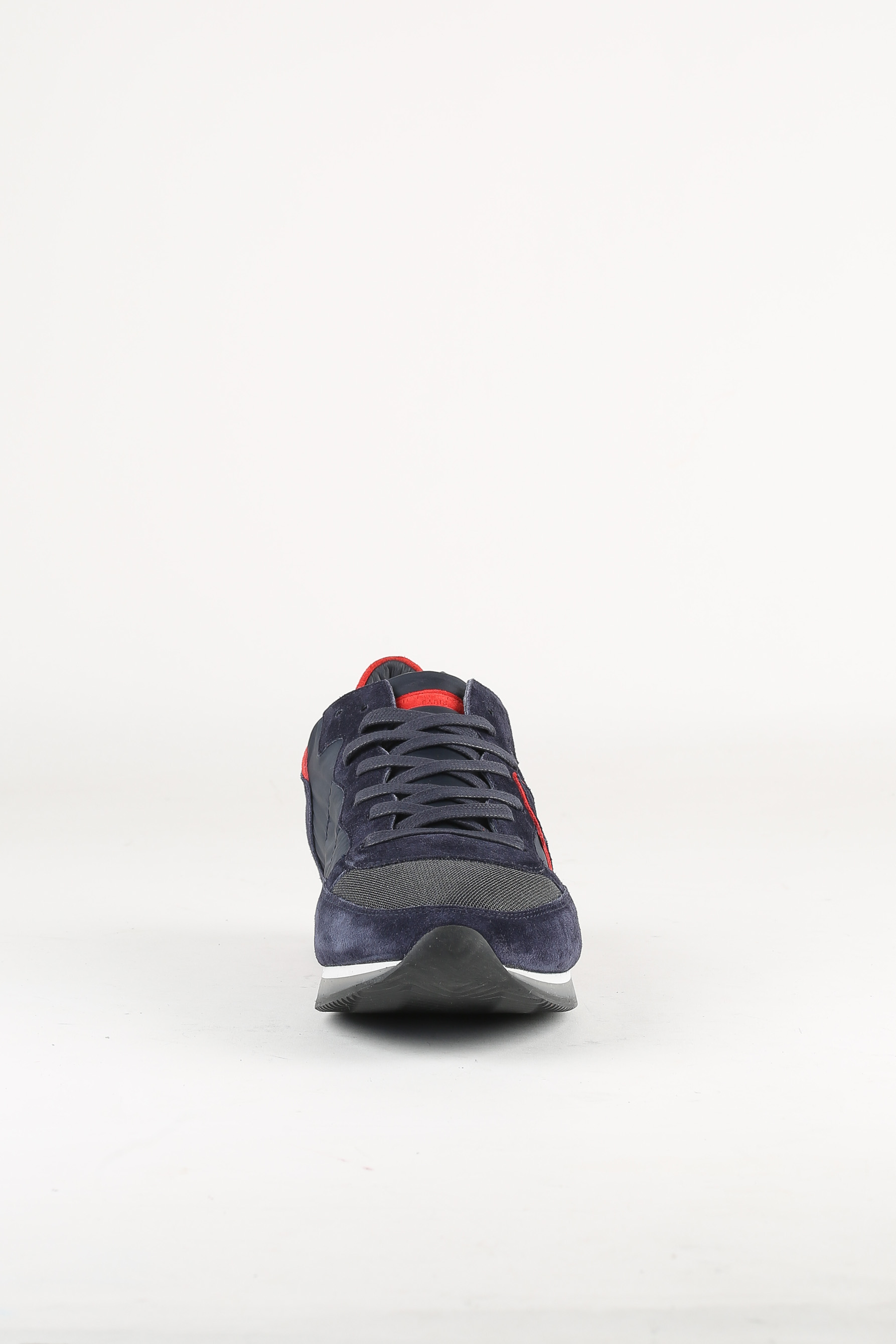 BASKETS PHILIPPE MODEL BLEU ROUGE TROPEZ LOW UOMO TRLU W142
