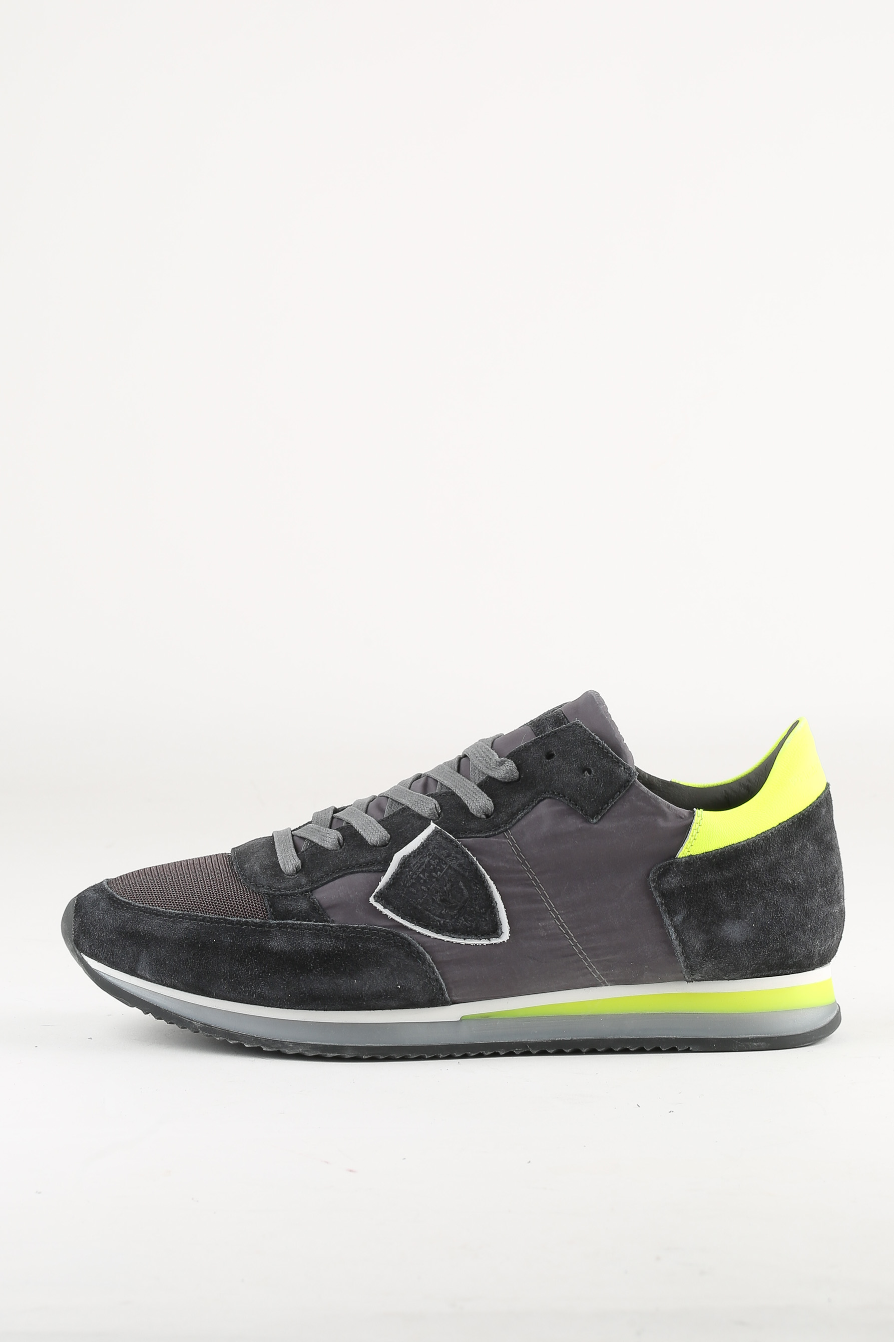 BASKETS PHILIPPE MODEL ANTHRACITE TROPEZ LOW UOMO MONDIAL ANTHRACITE TRLU W146