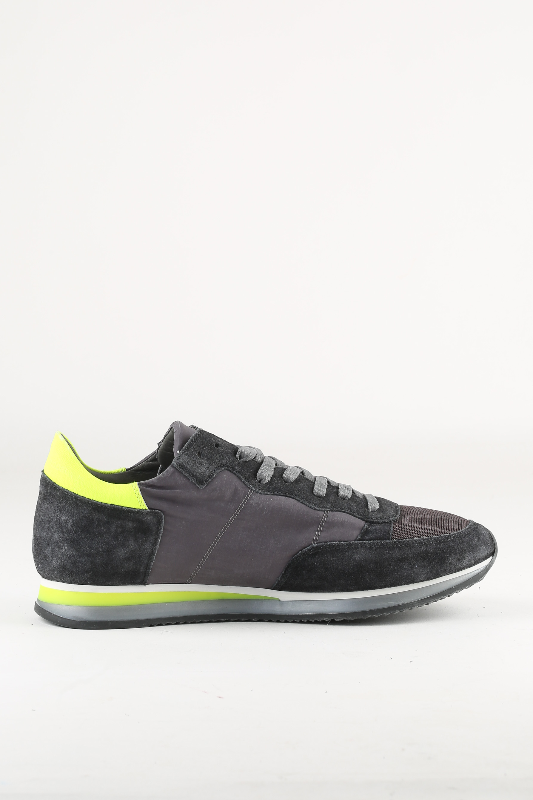 BASKETS PHILIPPE MODEL ANTHRACITE TROPEZ LOW UOMO MONDIAL ANTHRACITE TRLU W146