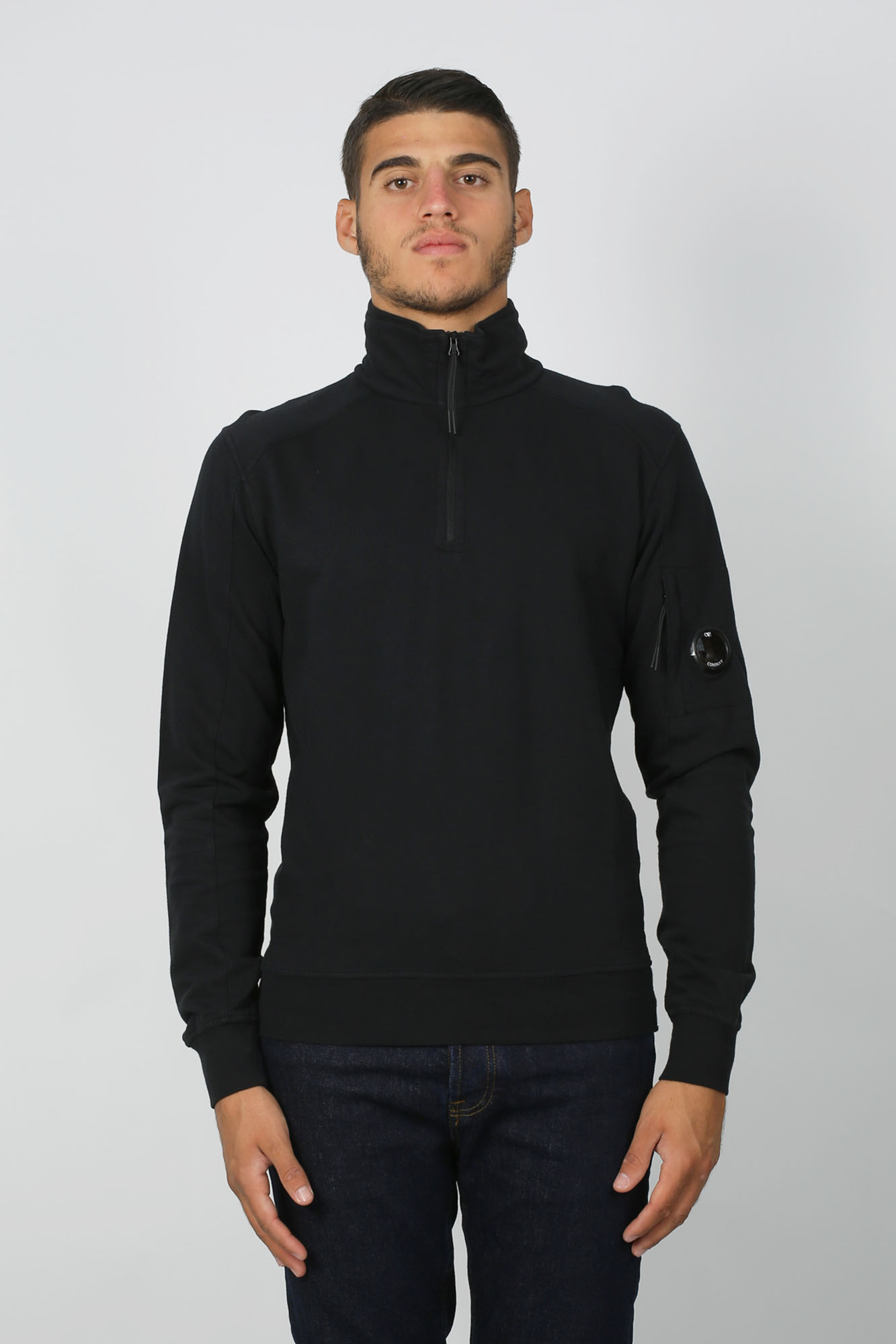 SWEAT-SHIRT C.P. COMPANY NOIR S090A-2246G-999
