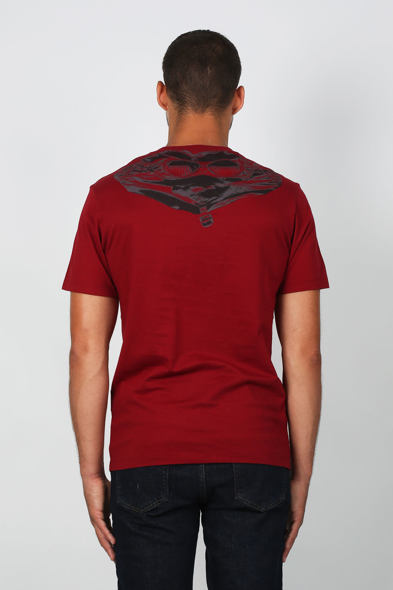 T-SHIRT C.P. COMPANY ROUGE S100A-5100W-576