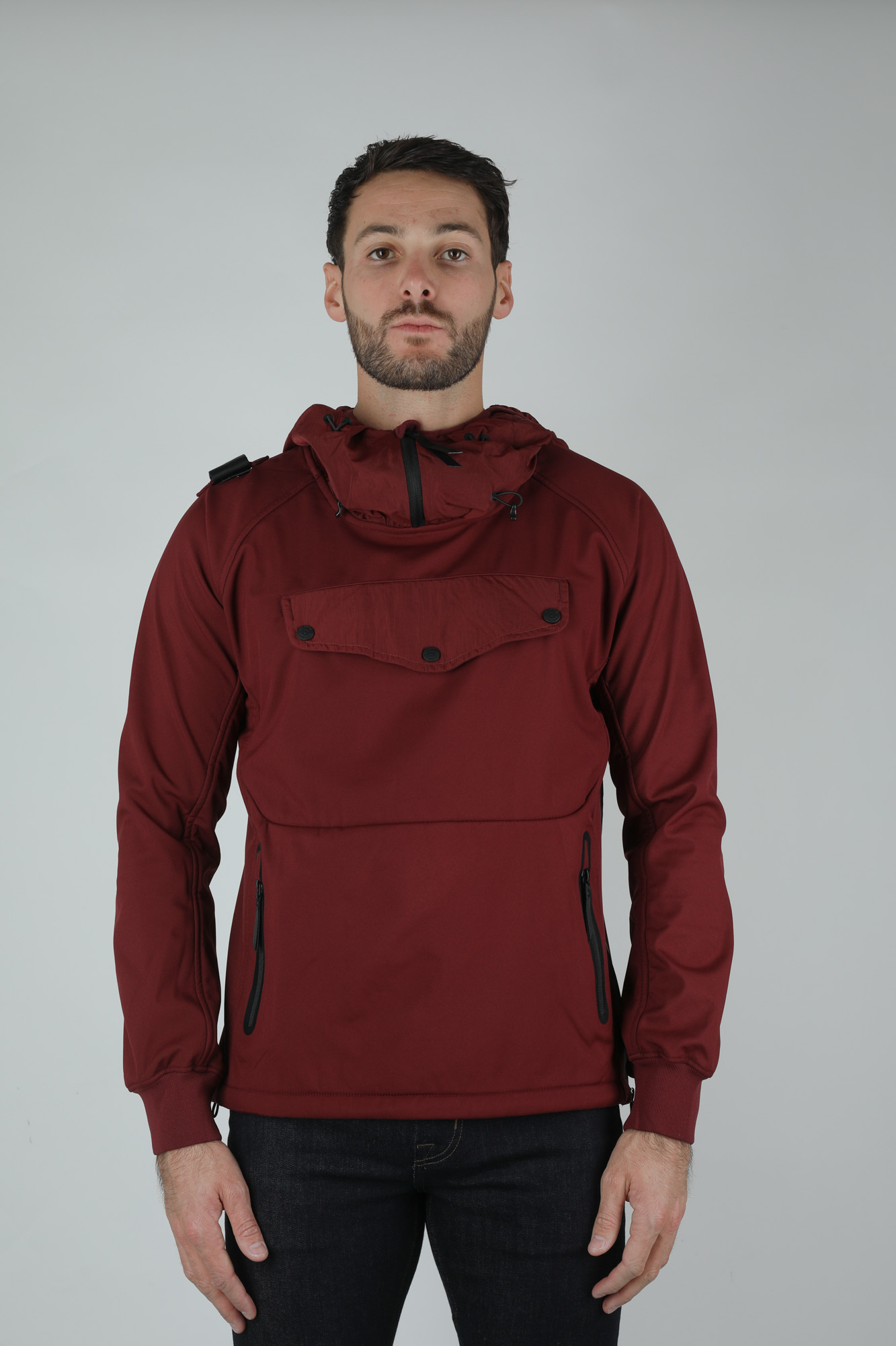 VESTE MA.STRUM BORDEAUX MAS1440-M517