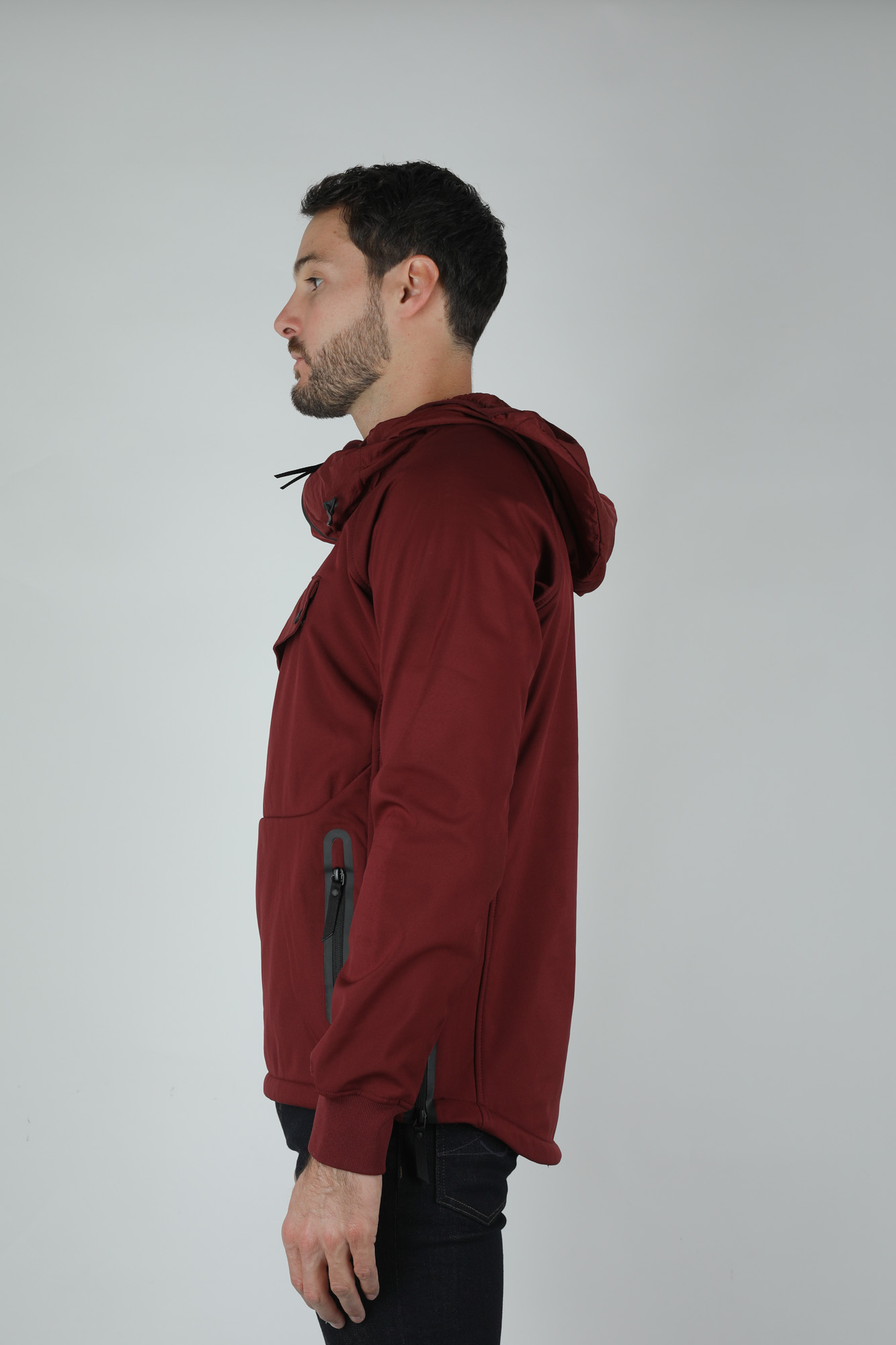 VESTE MA.STRUM BORDEAUX MAS1440-M517
