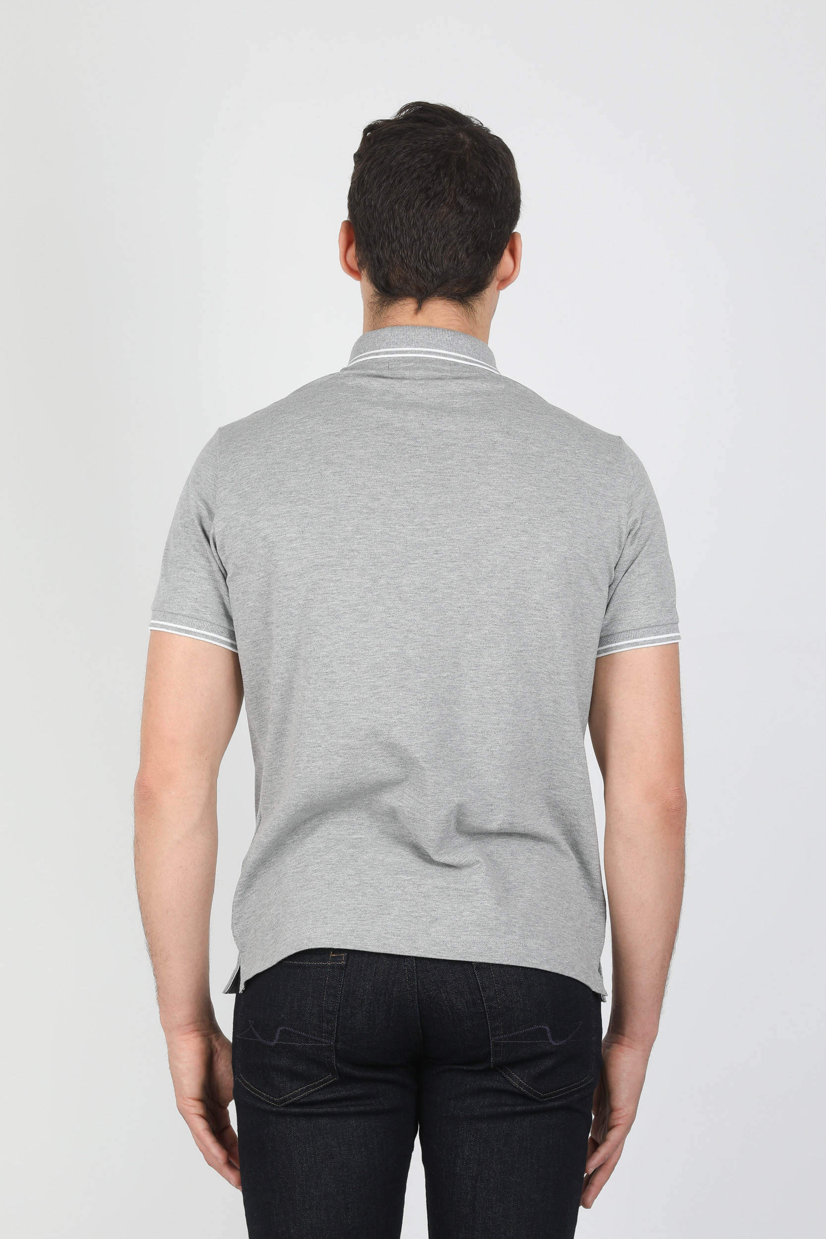 POLO STONE ISLAND GRIS 1015 22S18-V0M64