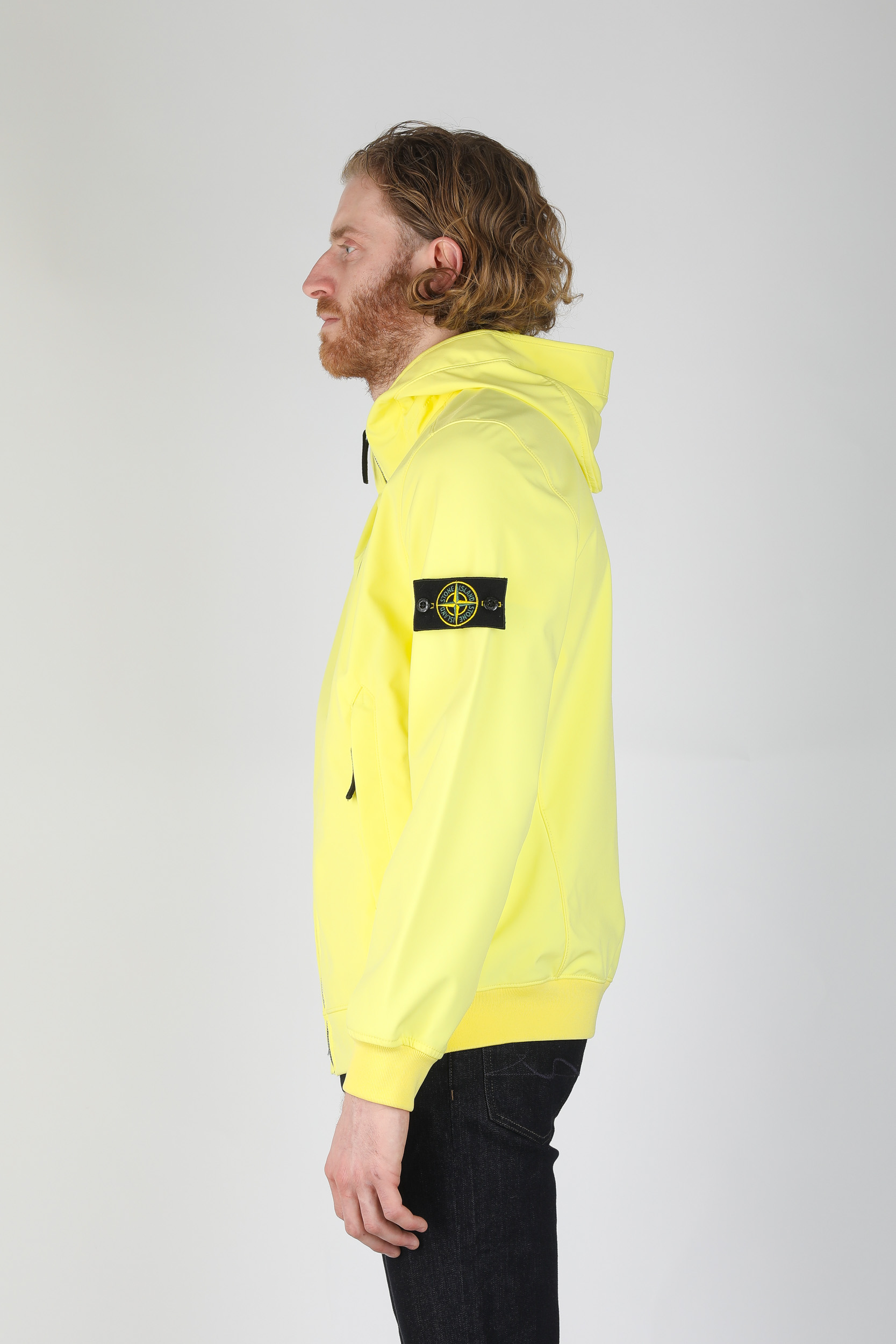 BLOUSON STONE ISLAND JAUNE LIGHT SOFT SHELL R 721540927 V0031