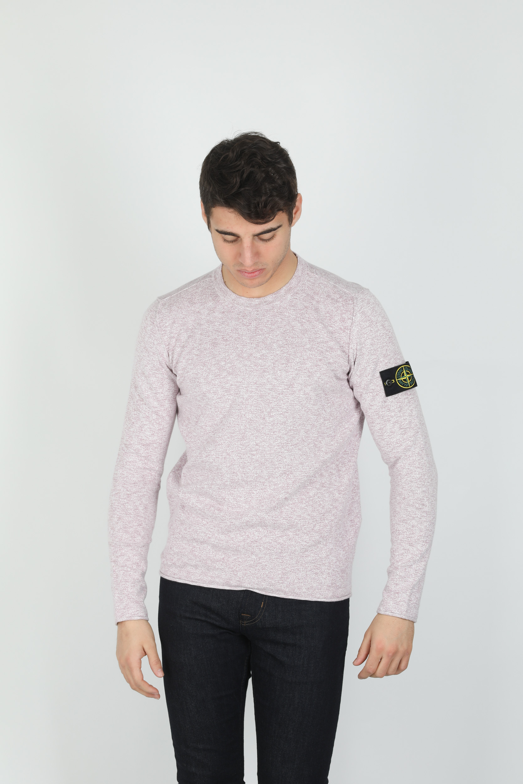 PULL STONE ISLAND MAUVE 7215502B0-V1086