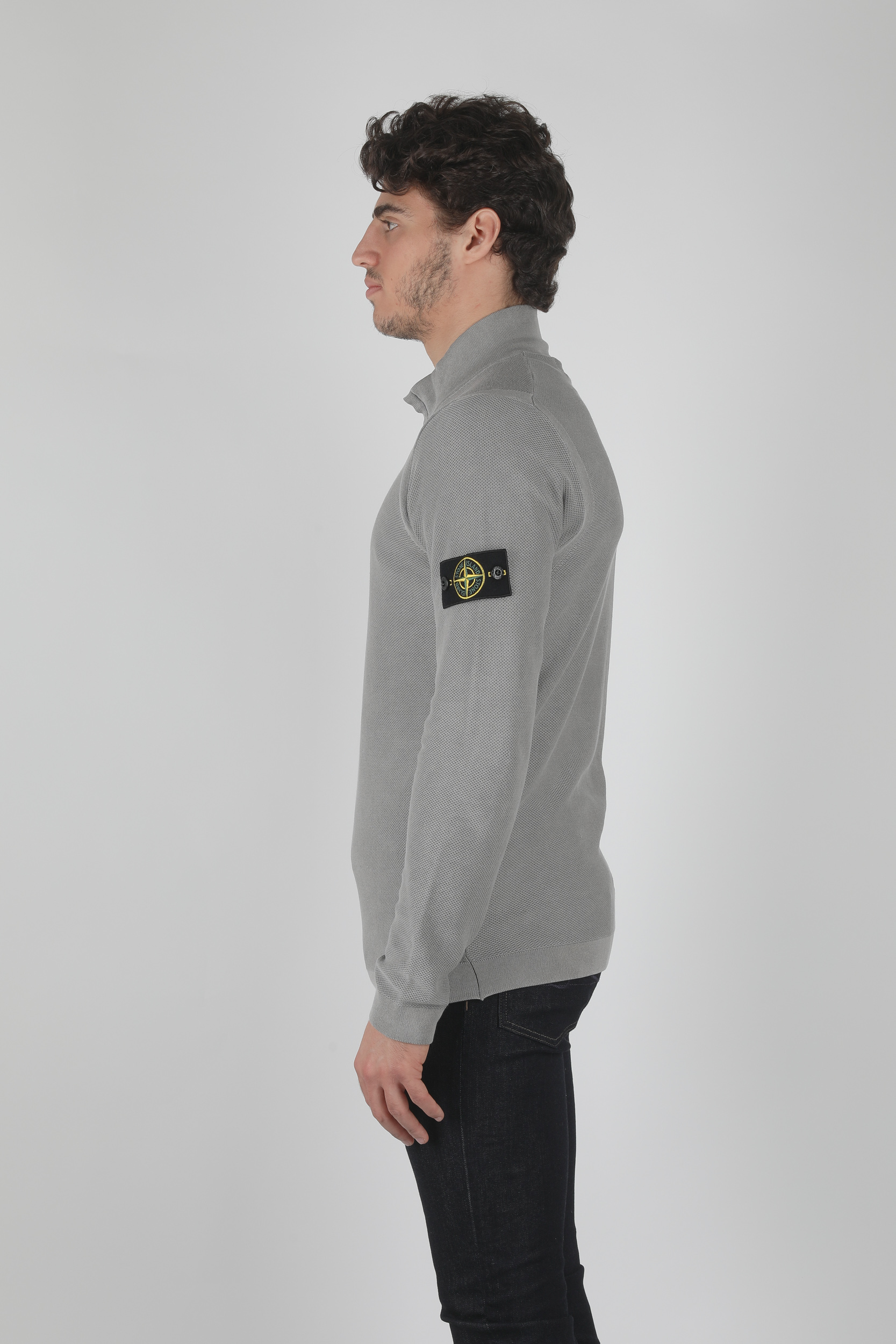 PULL STONE ISLAND GRIS 7215561D9-V0060
