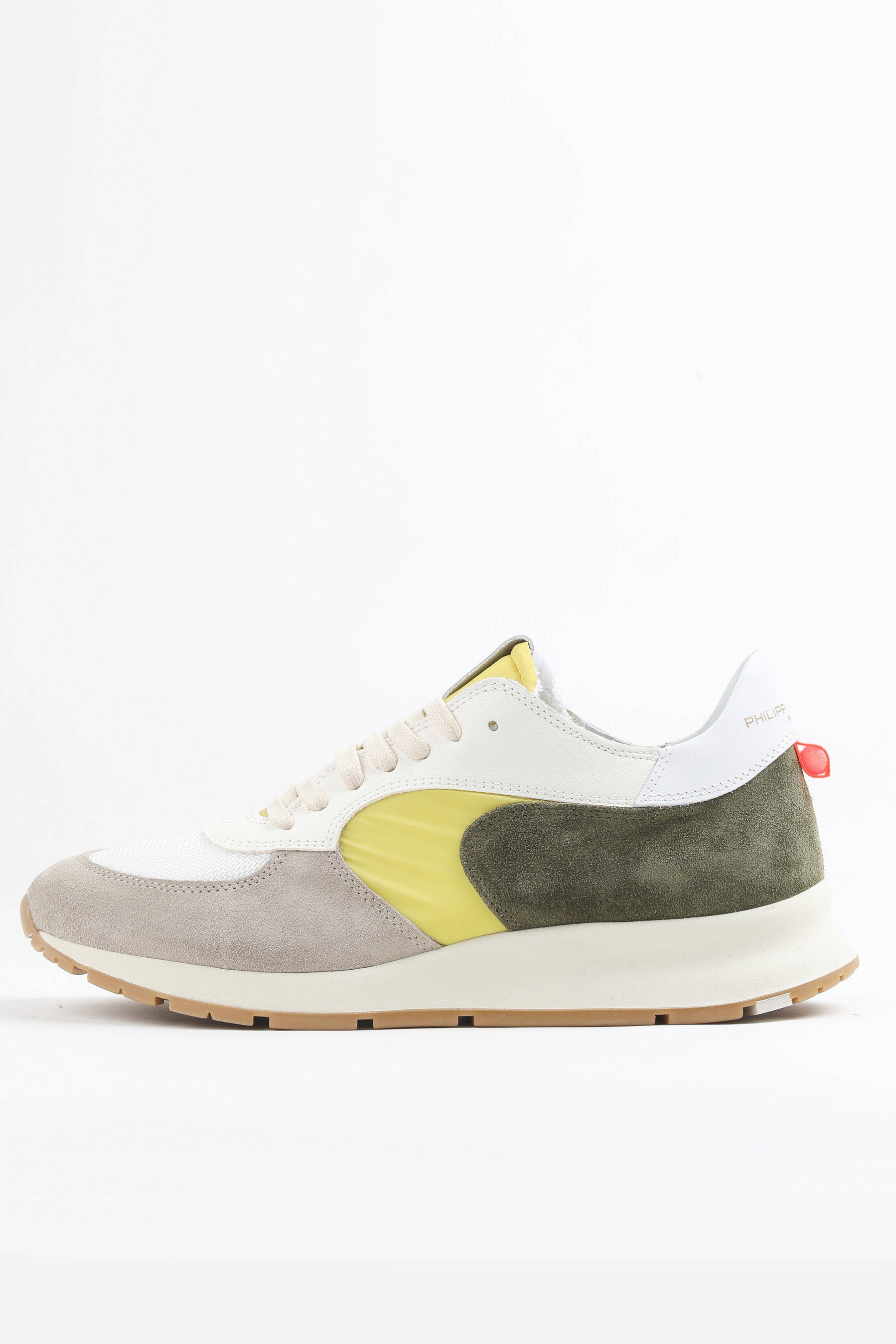 BASKETS PHILIPPE MODEL KAKI/JAUNE MONTECARLO L U MONDIAL NTLU-XC16