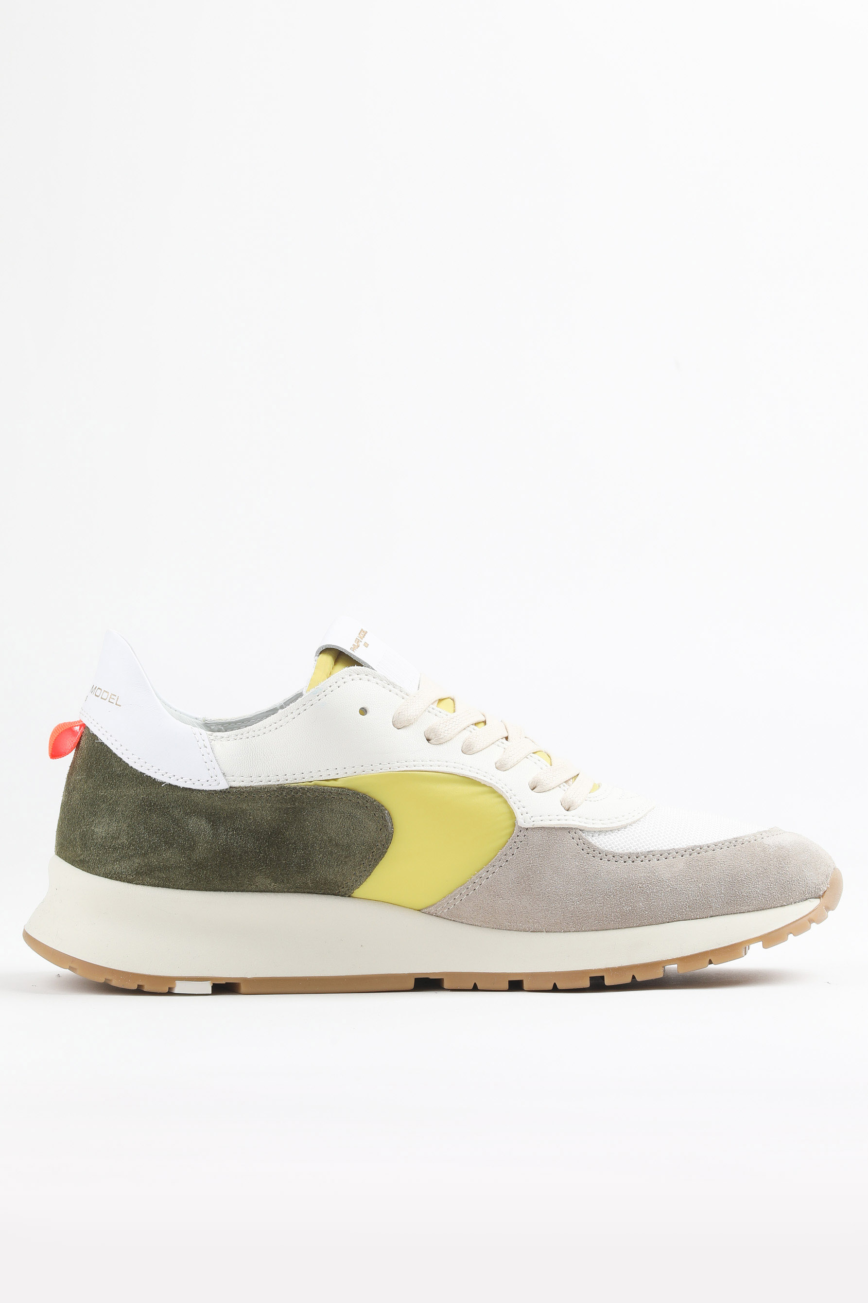 BASKETS PHILIPPE MODEL KAKI/JAUNE MONTECARLO L U MONDIAL NTLU-XC16