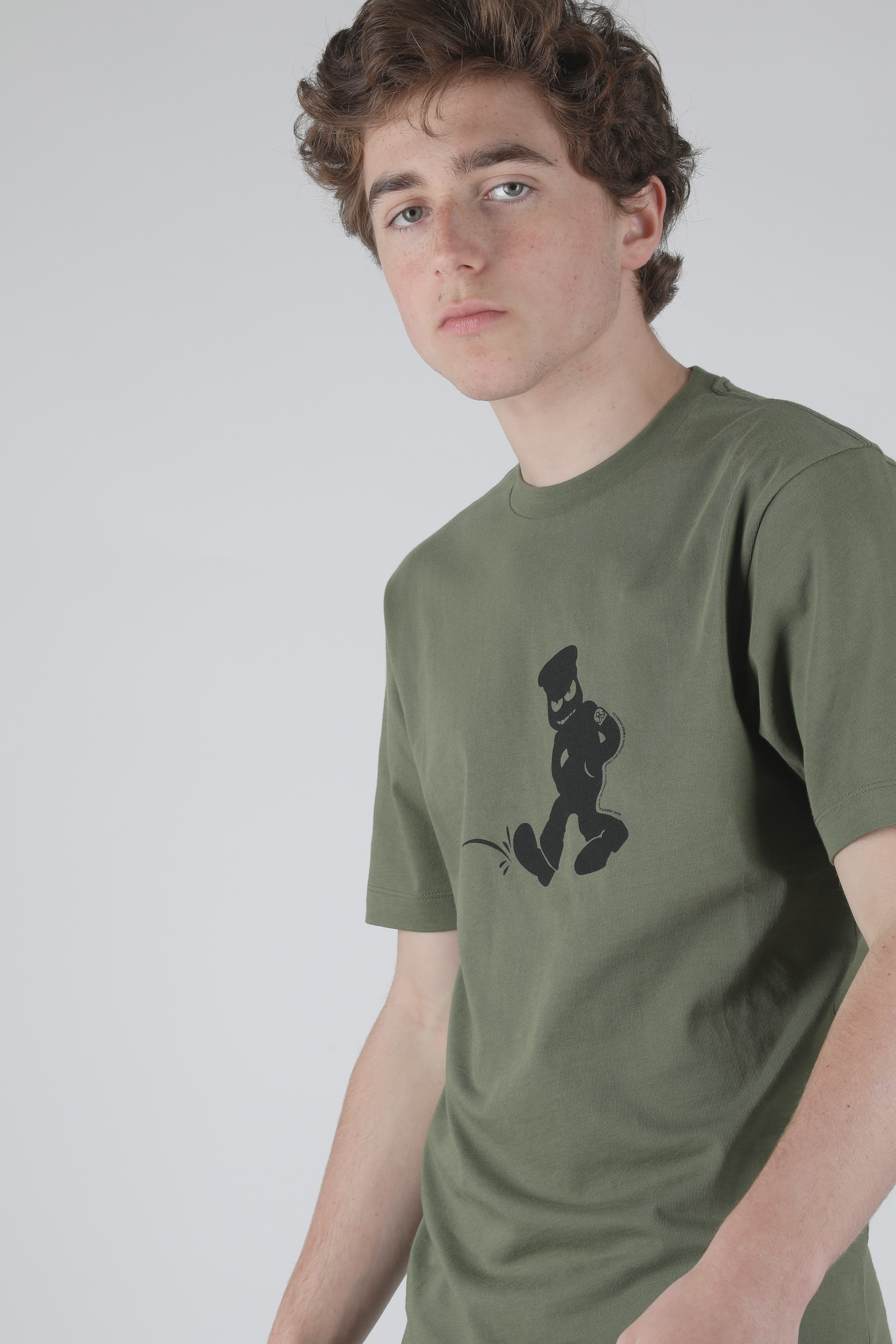 TEE-SHIRT CP COMPANY KAKI S283A-5318W-660