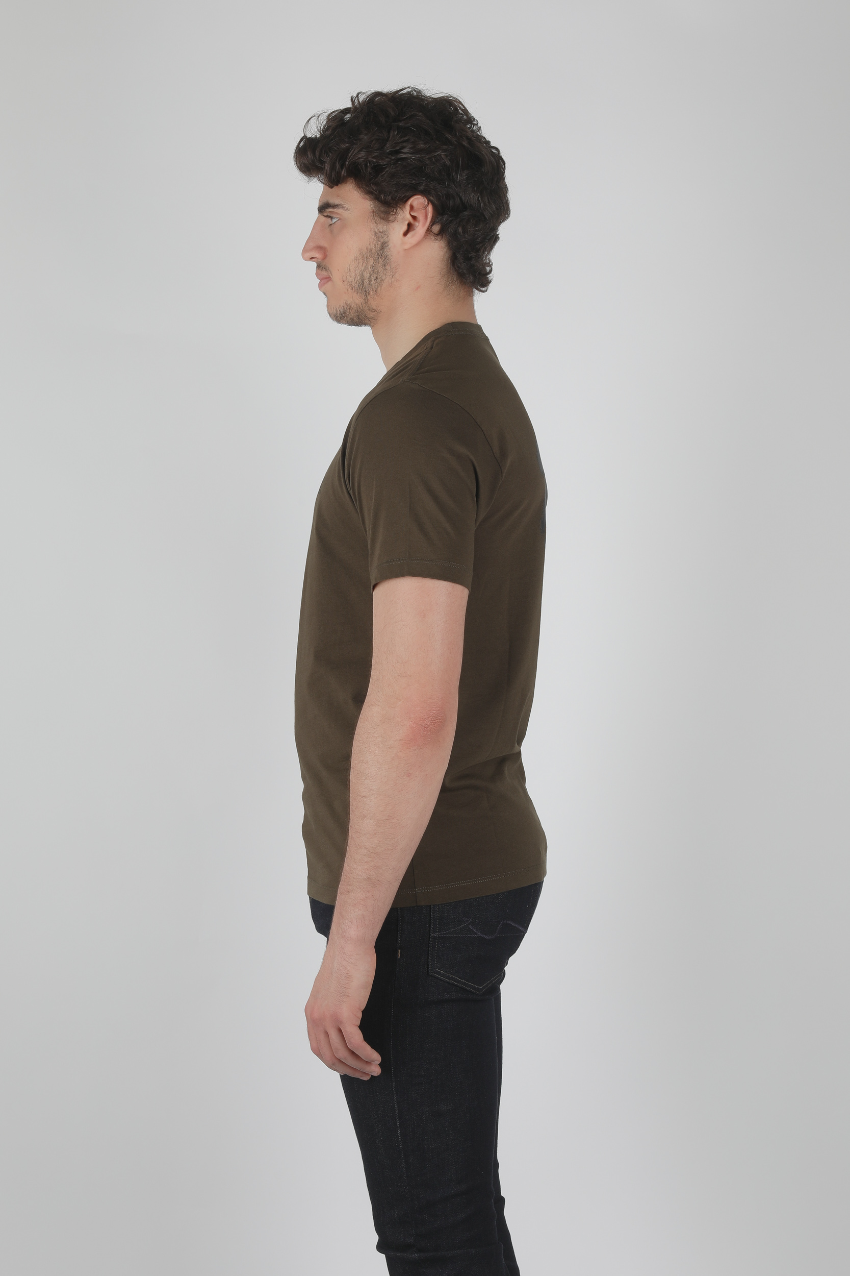 TEE-SHIRT CP COMPANY KAKI S148A-5100W-667
