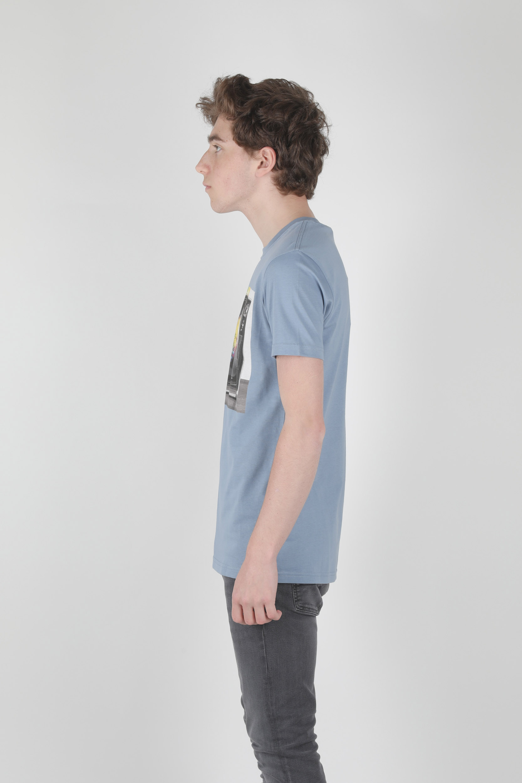 TEE-SHIRT PAUL SMITH BLEU M2R-AP1992-78
