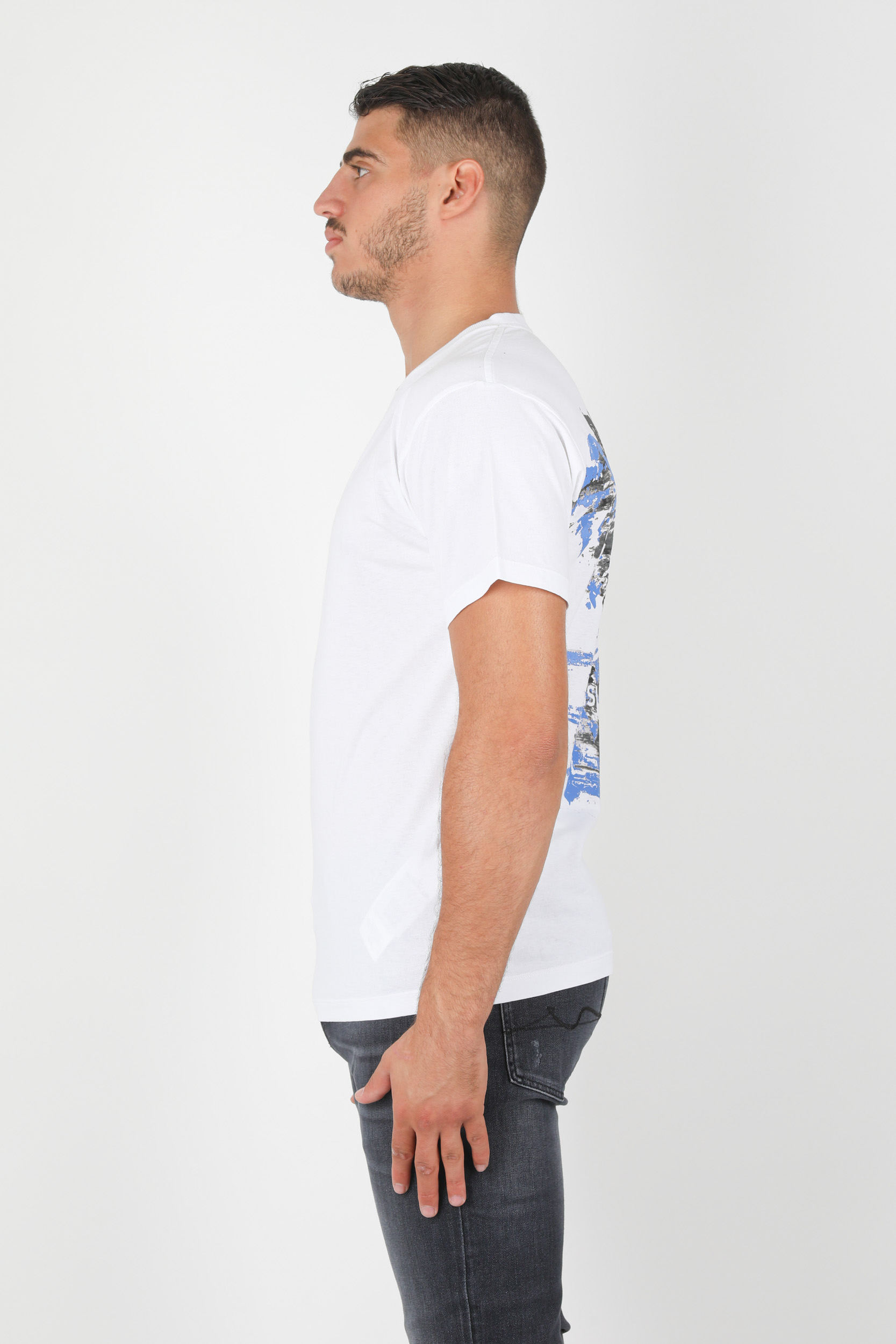 T SHIRT STONE ISLAND BLANC 73152NS81 V0001