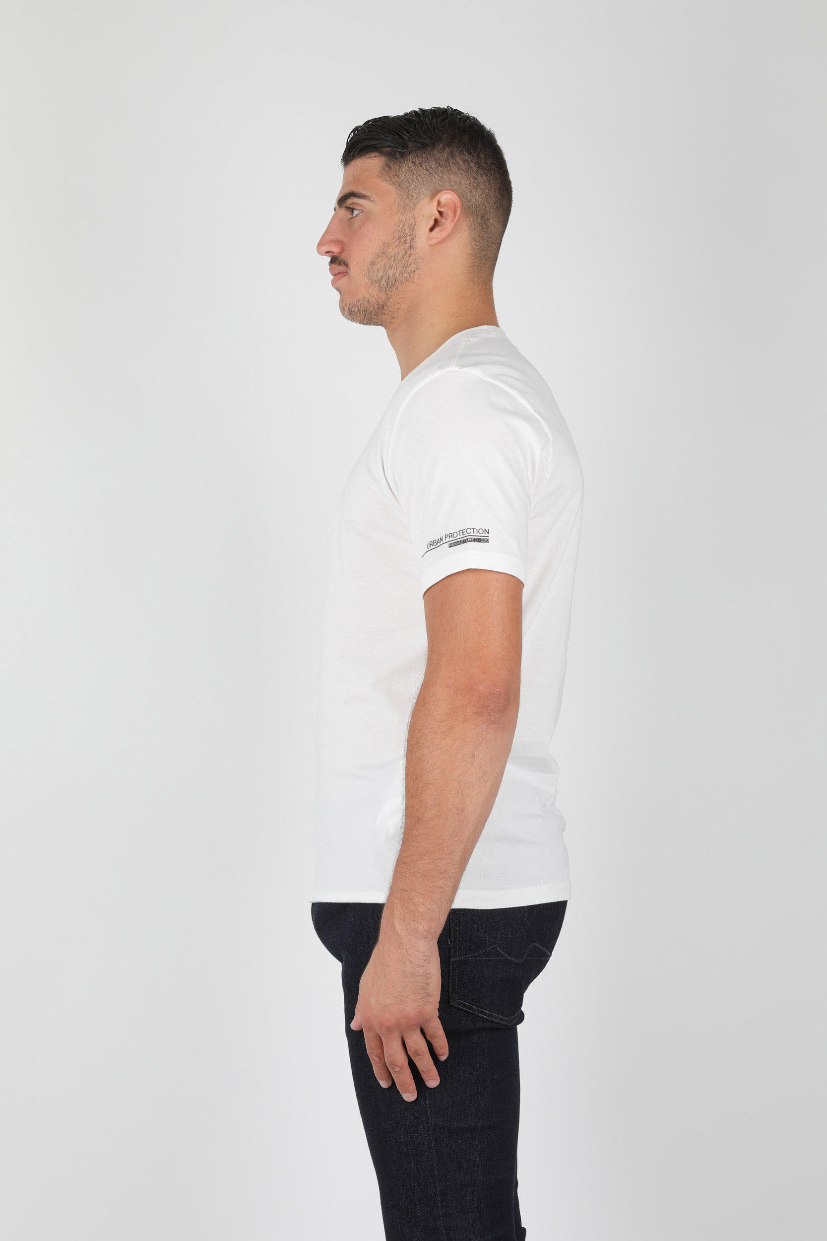 TEE-SHIRT CP COMPANY BLANC S164A-103