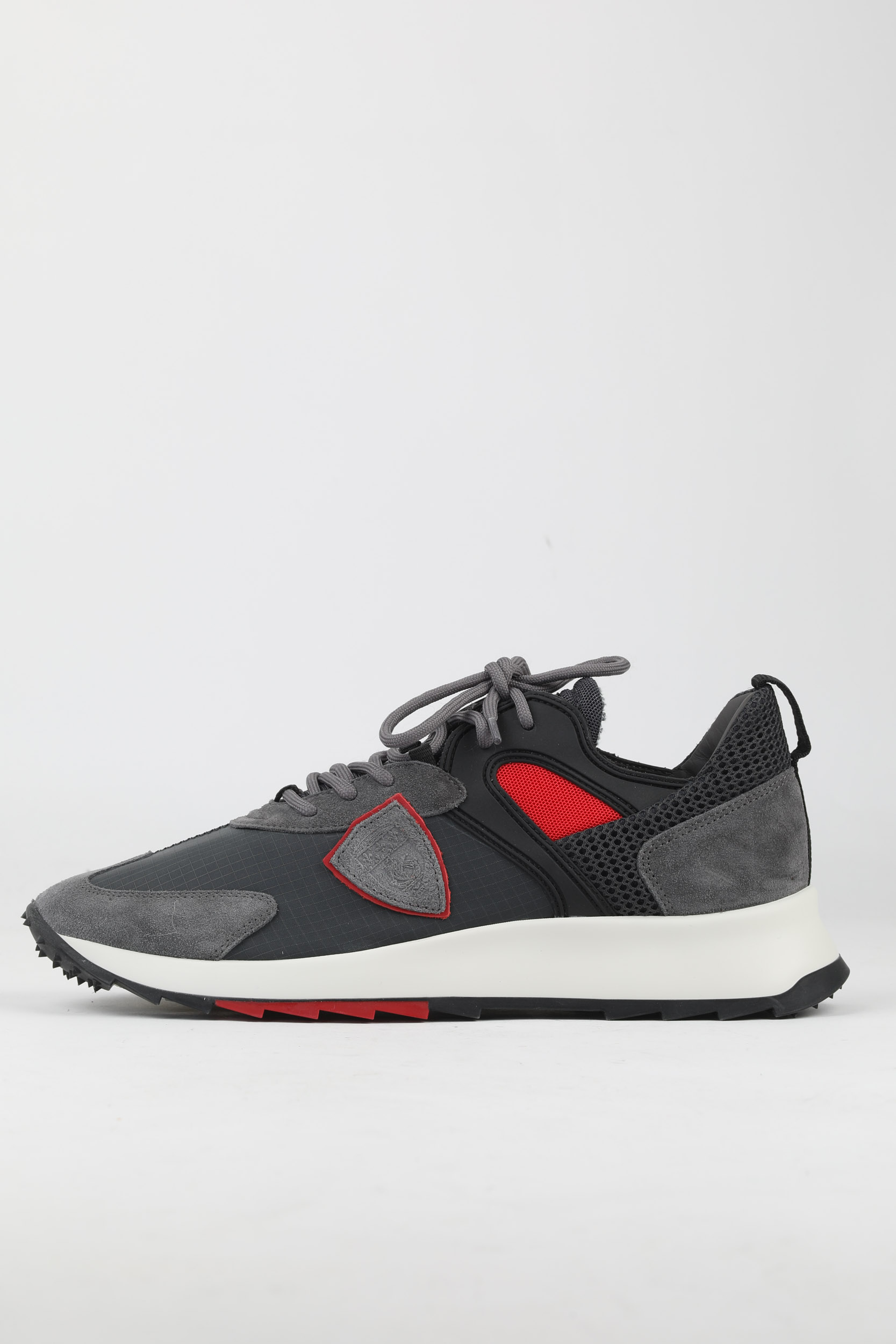 BASKETS PHILIPPE MODEL GRISES ET ROUGE RLLU-W009