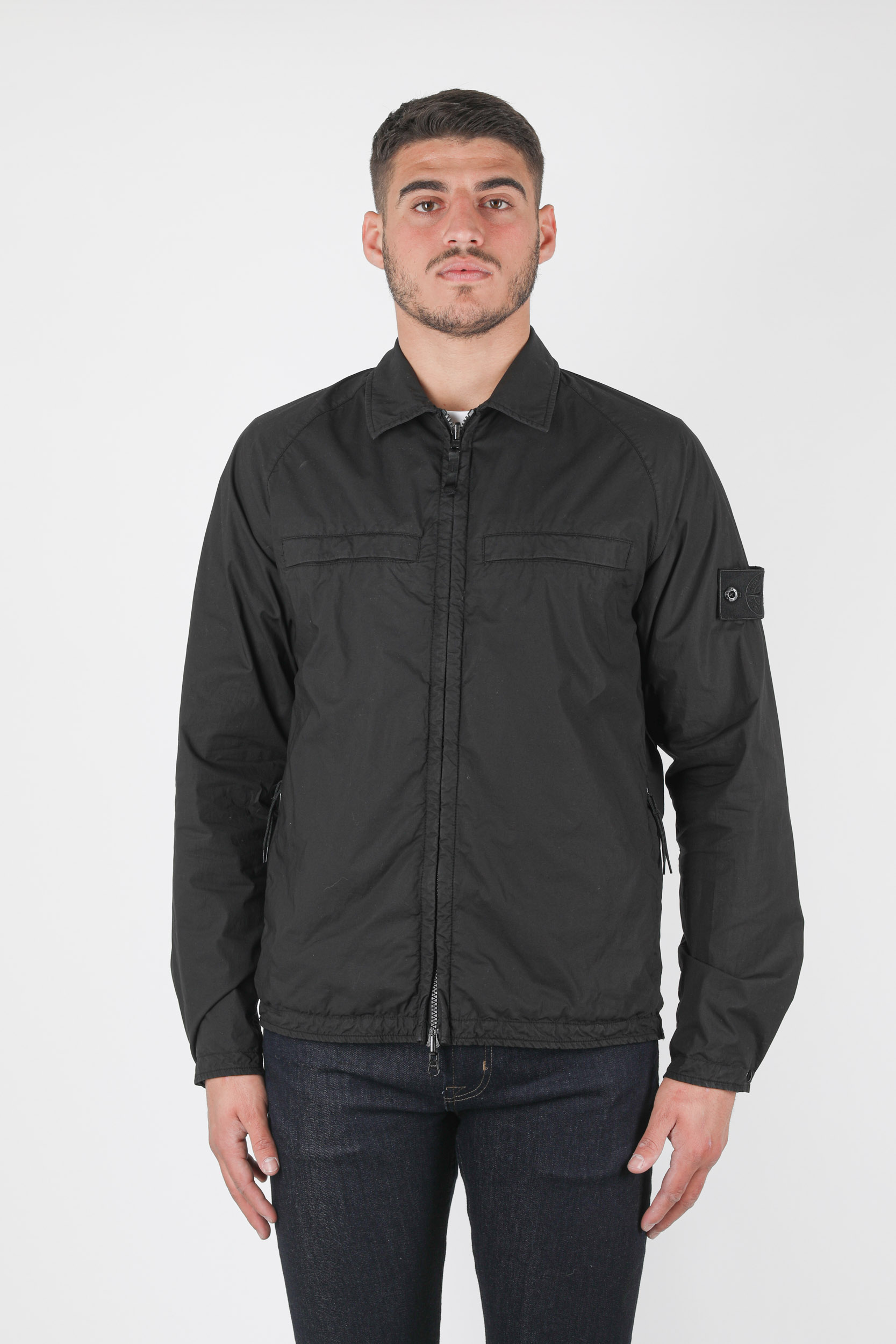 VESTE STONE ISLAND GHOST NOIR NYLON 7415119F4-V0029