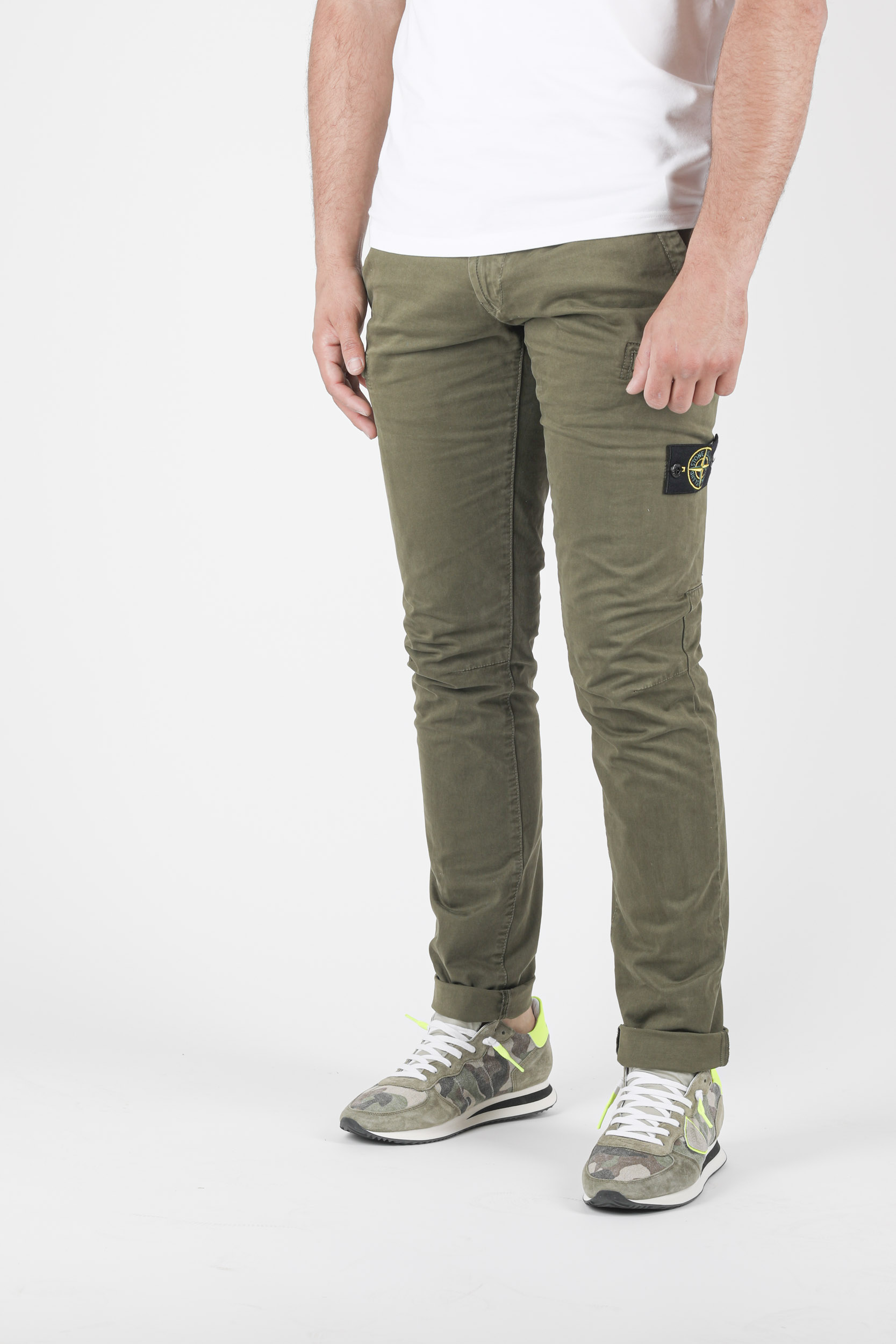 PANTALON CARGO KAKI STONE ISLAND 741532104 V0158
