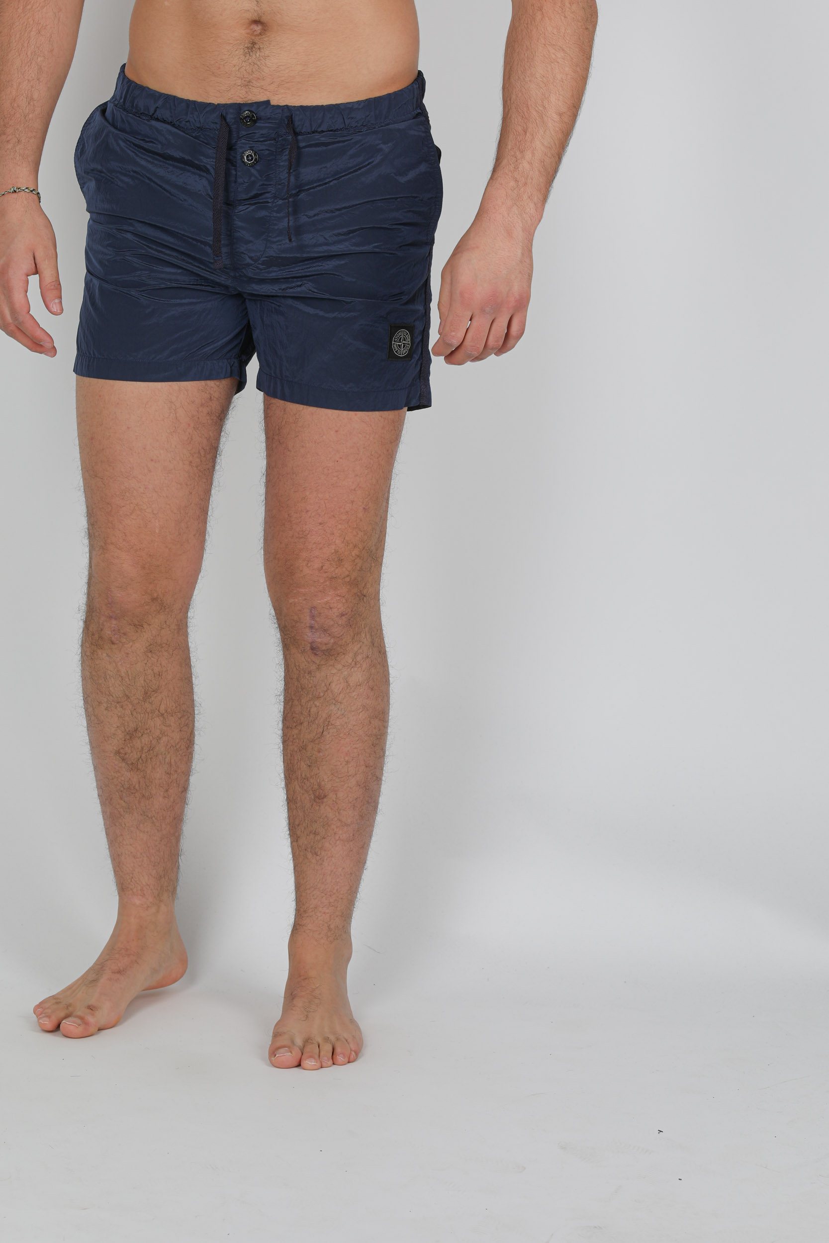 MAILLOT DE BAIN STONE ISLAND NYLON BLEU MARINE 7415B0643-V0024