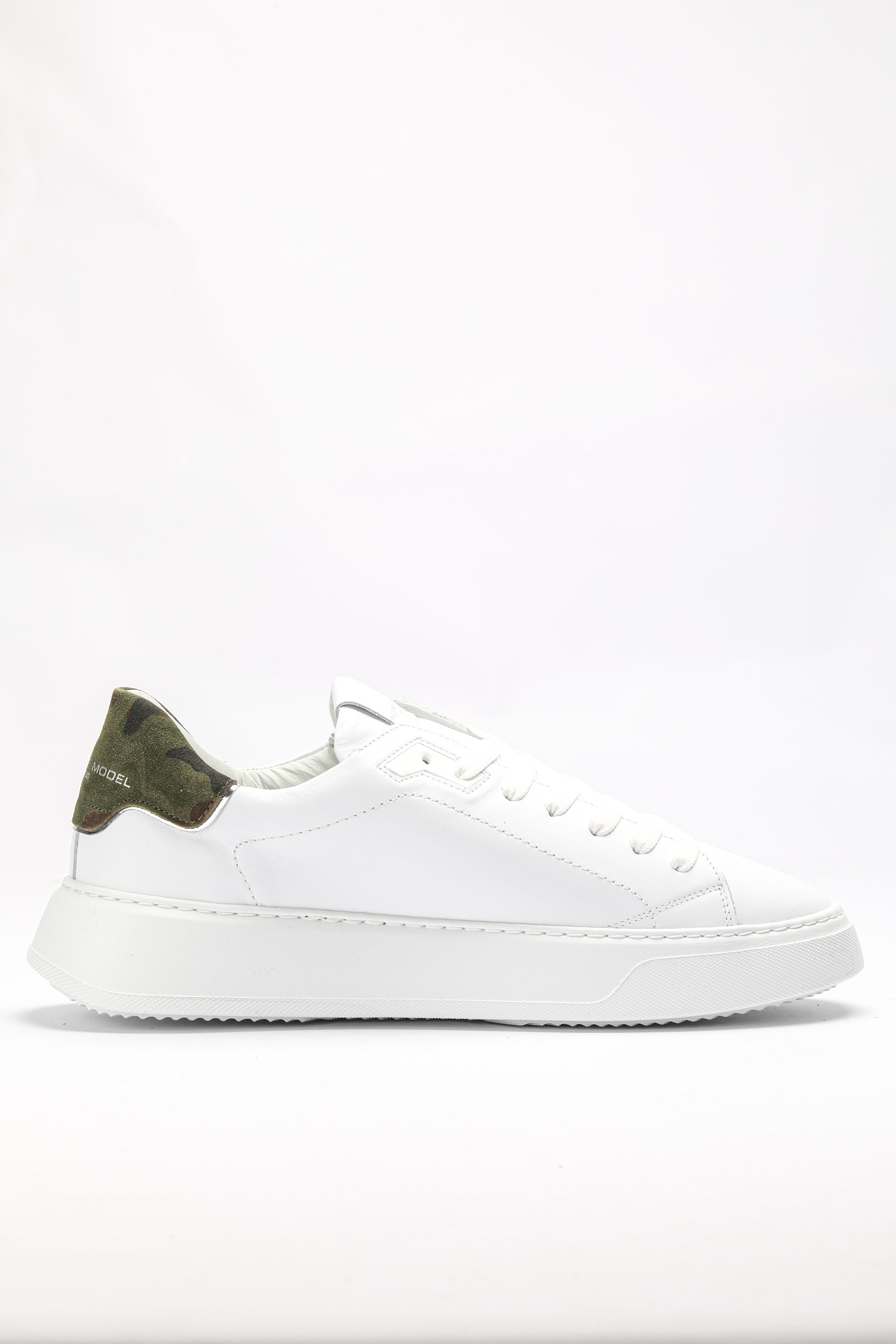 BASKETS PHILIPPE MODEL BLANCHES ET CAMOUFLAGE BTLU-VC01